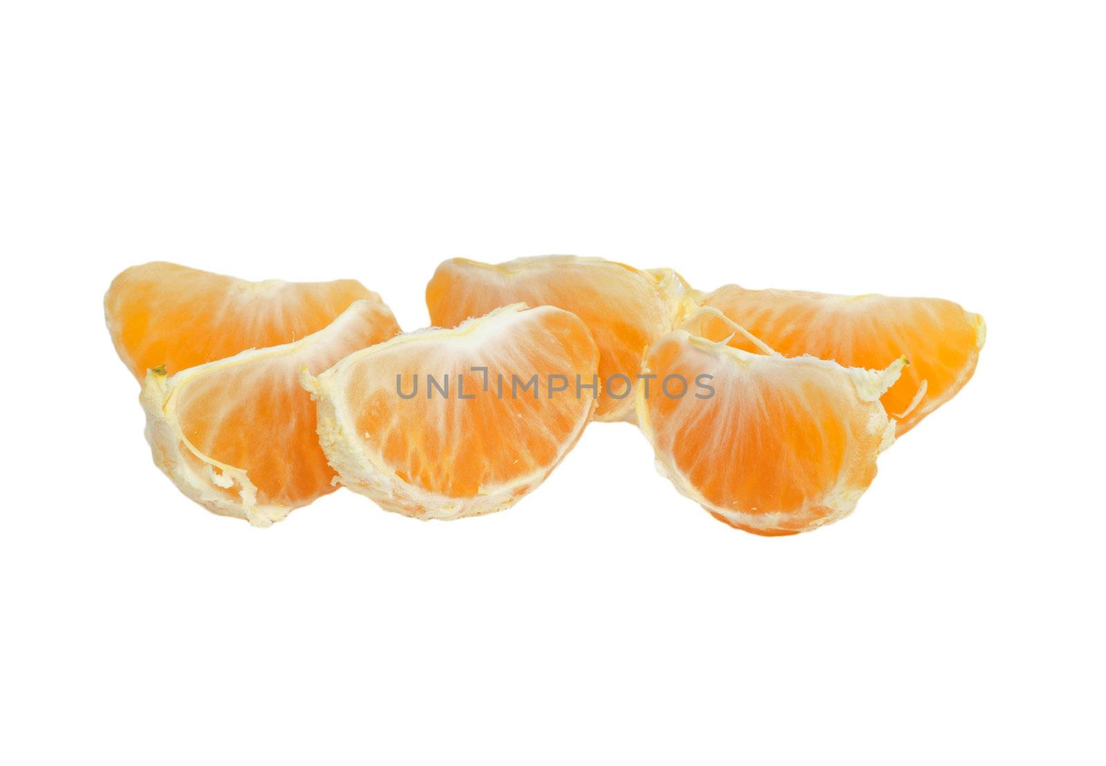 Segments of tangerine. 