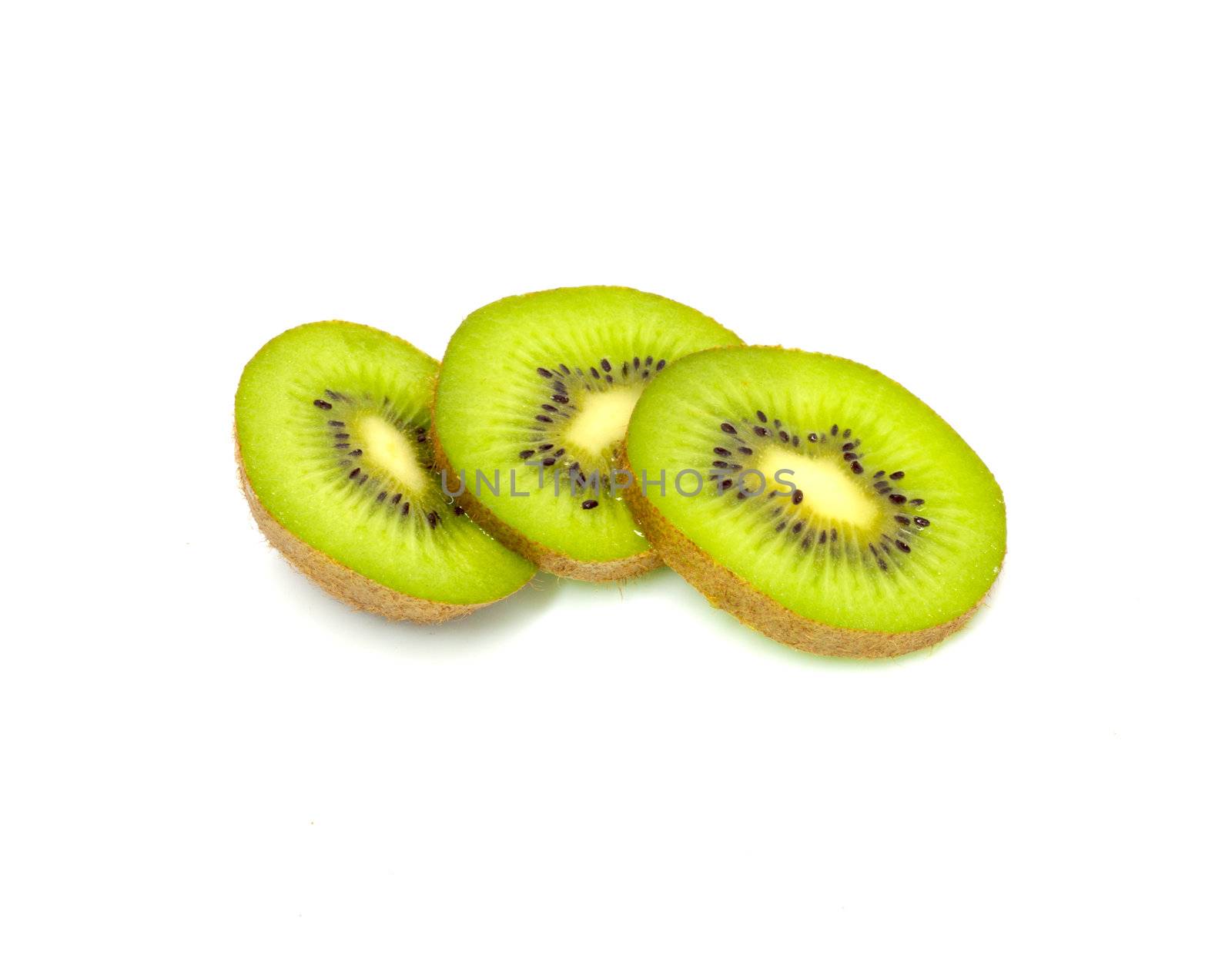 Kiwi Fruit Isolated on white background 