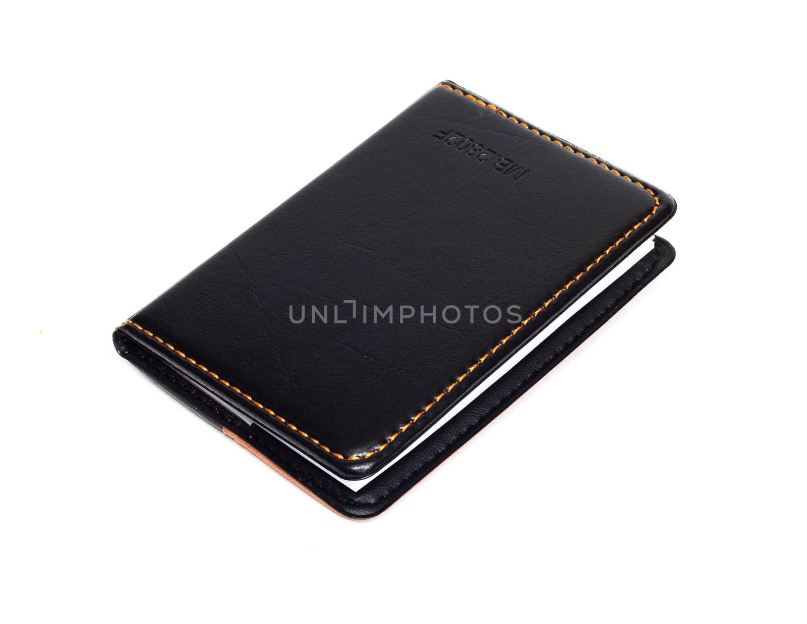 Small black notebook with blank cover  by schankz