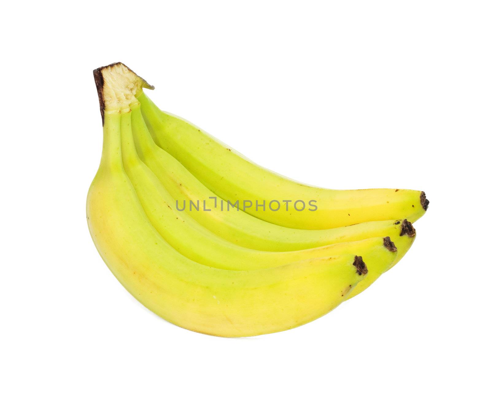 Banana bunch isolated on whiye 