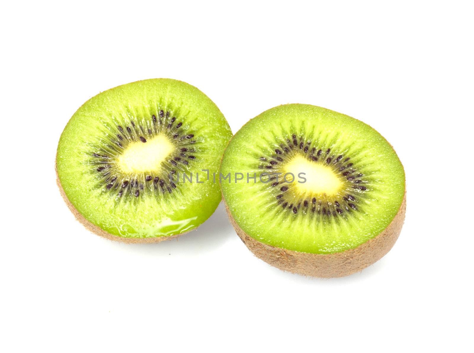 Kiwi Fruit Isolated on white background 