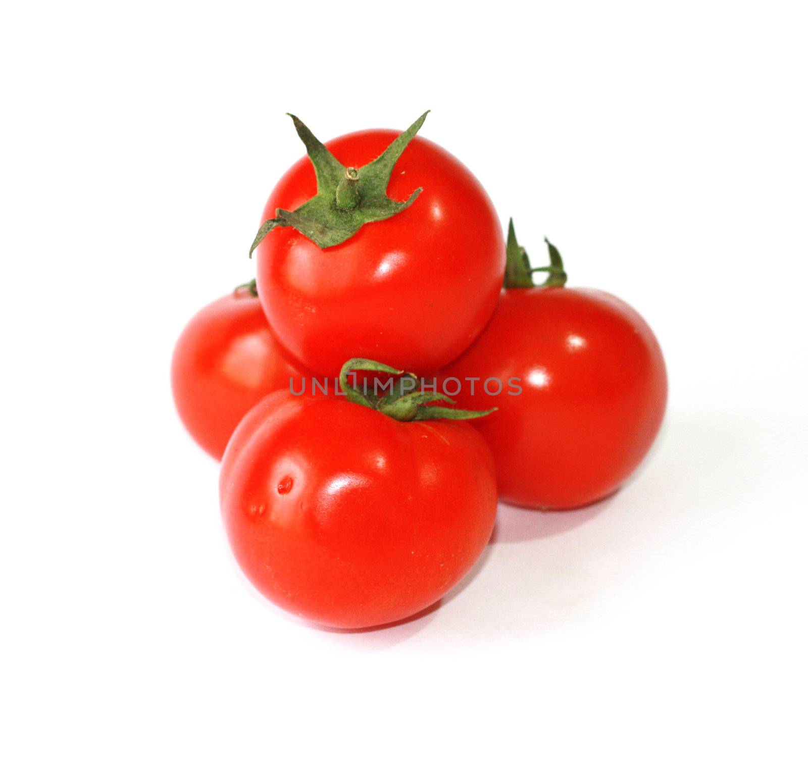 Red Tomatoes isolated 