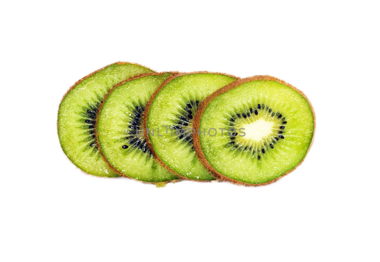 Kiwi isolated on white background  by schankz