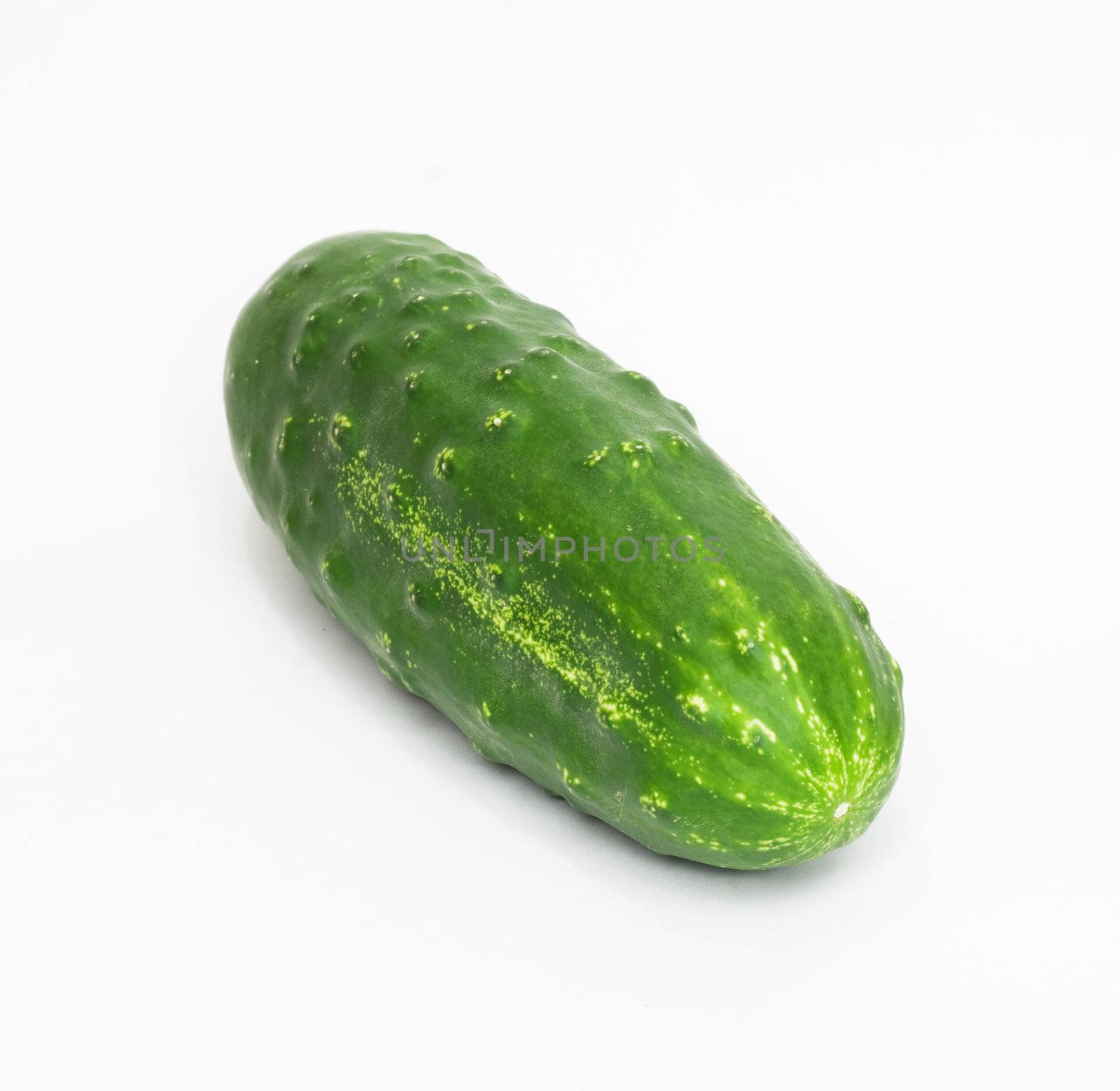 Cucumber isolated on white background.  by schankz