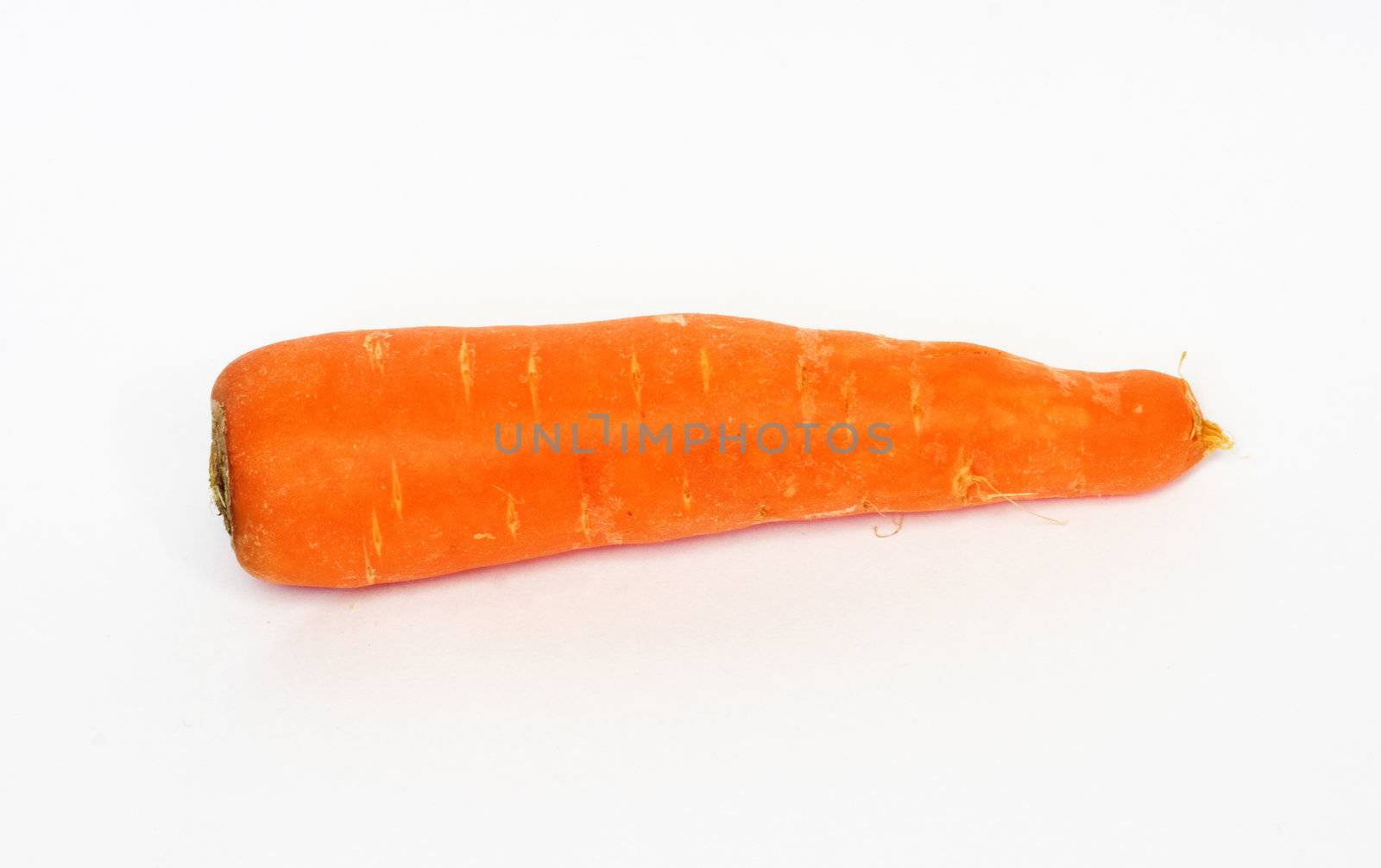 Fresh Carrot Isolated on a White Background  by schankz