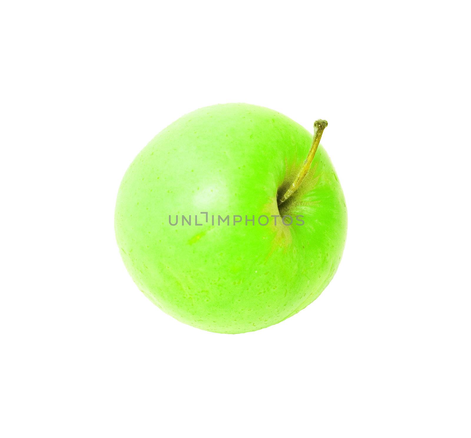 green apple isolated on white background
