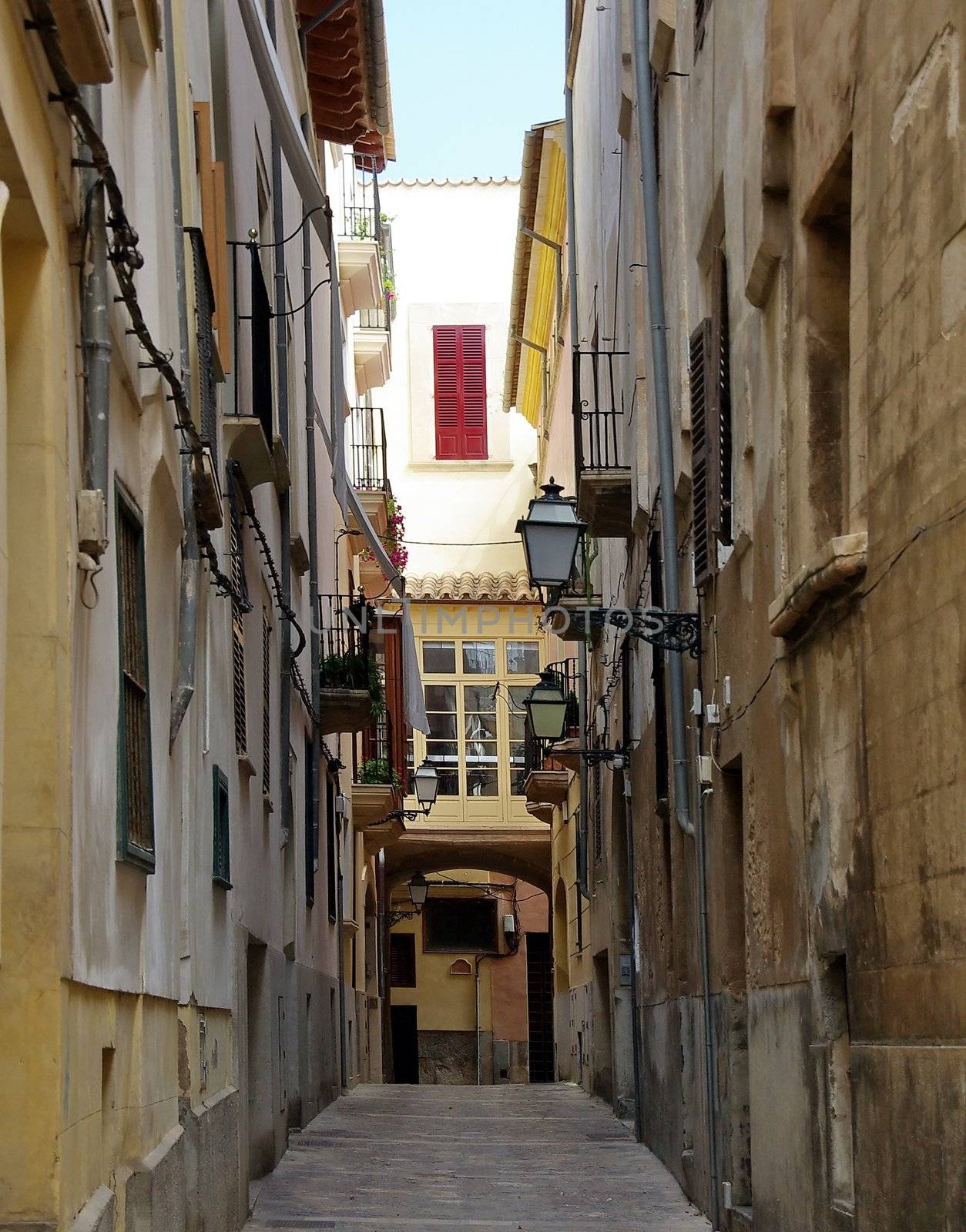 old street in Palma de Mallorca by FotoFrank