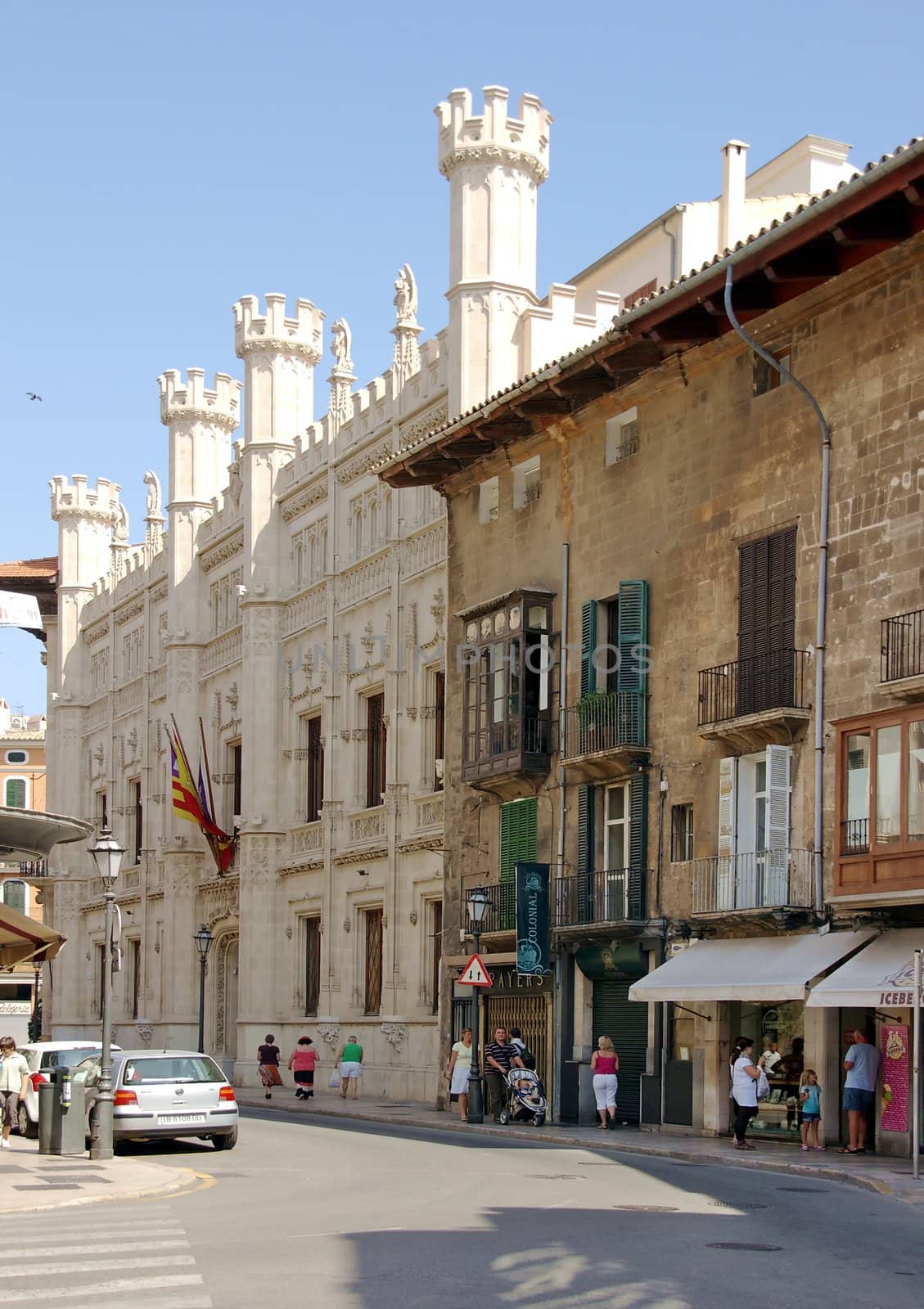 Road to the town hall of Palma