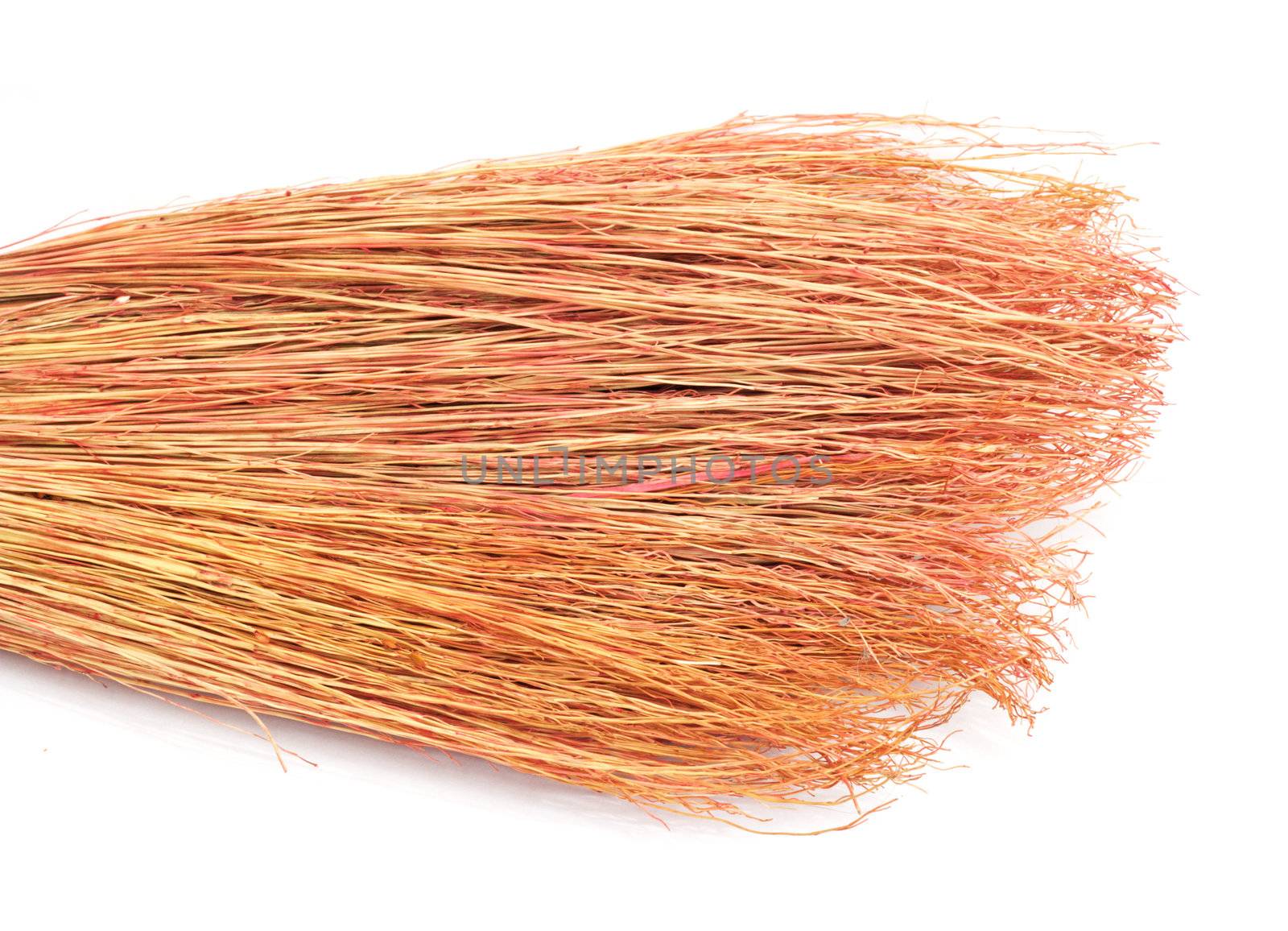 broom isolated on white background 