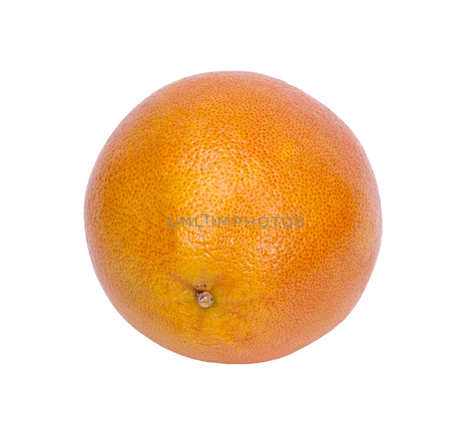 Grapefruit on a white background. 