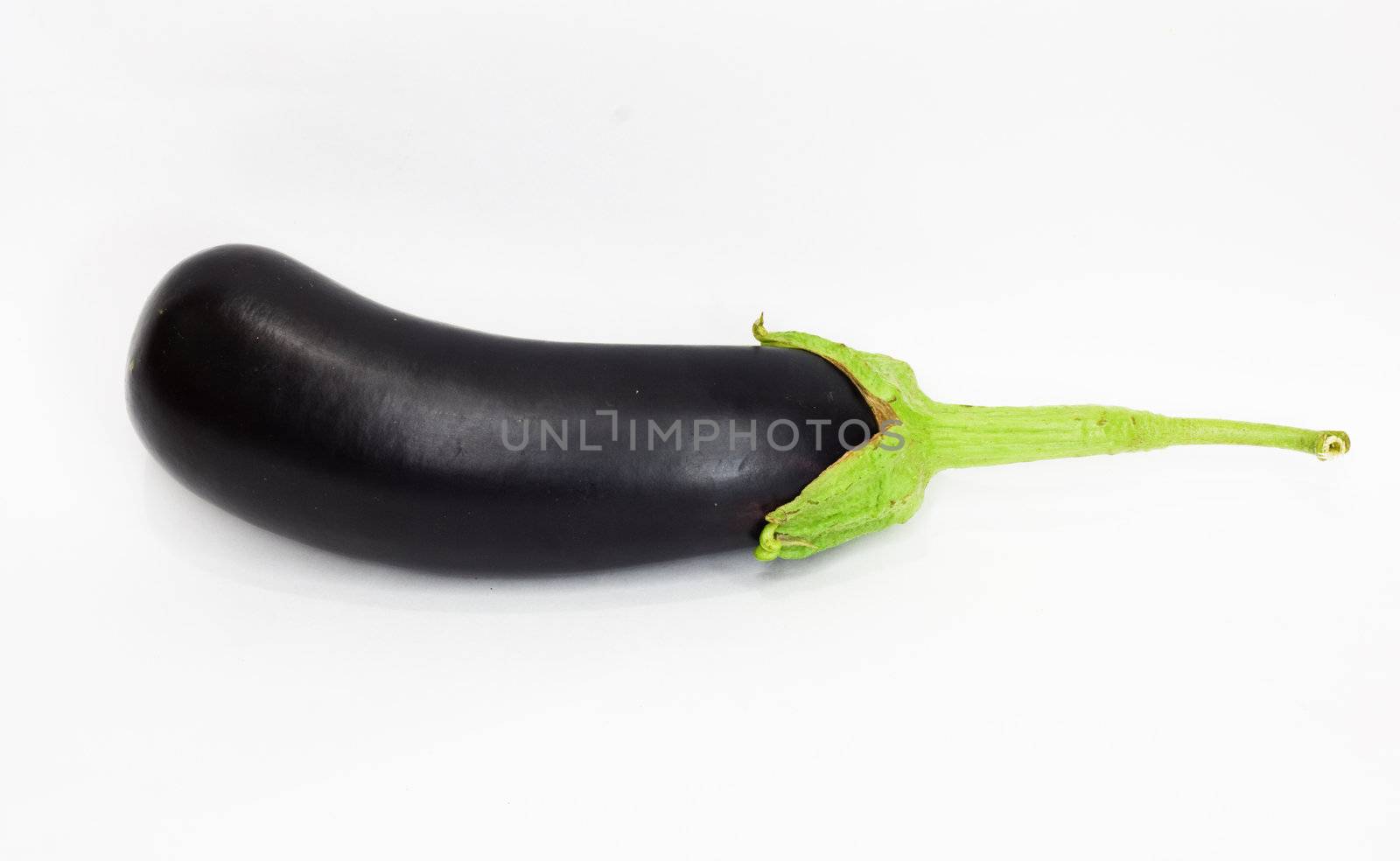 Eggplant on white background 