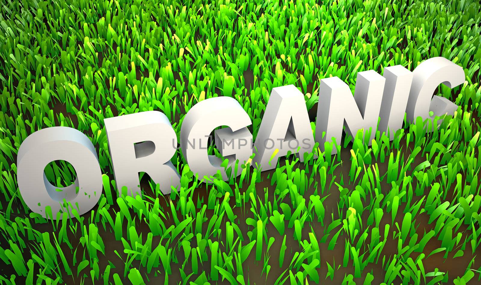 Orgranically Grown in Organic Environment as 3d