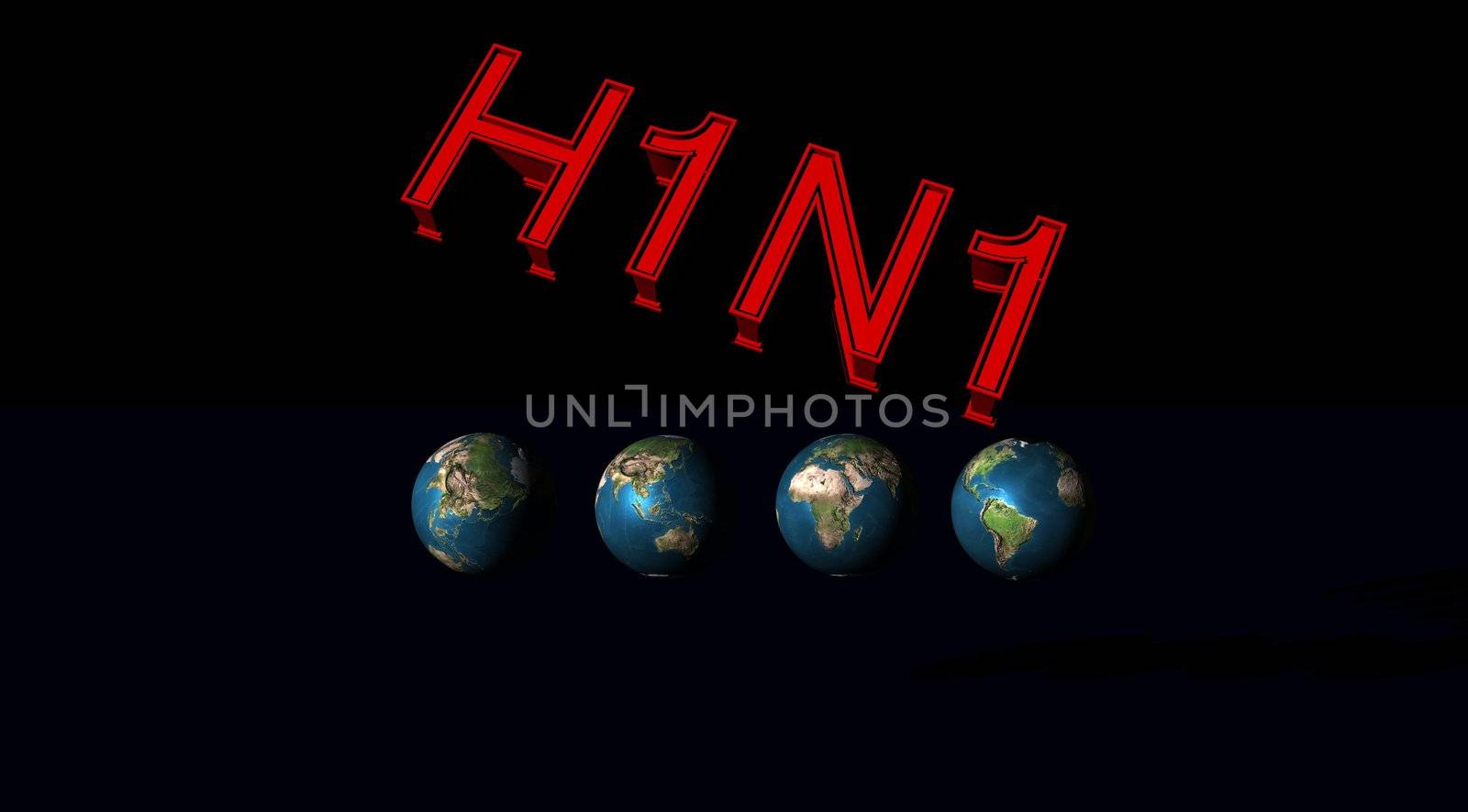 H1N1 by mariephotos