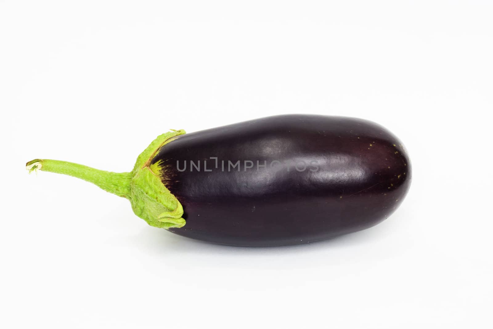 Eggplant on white background 