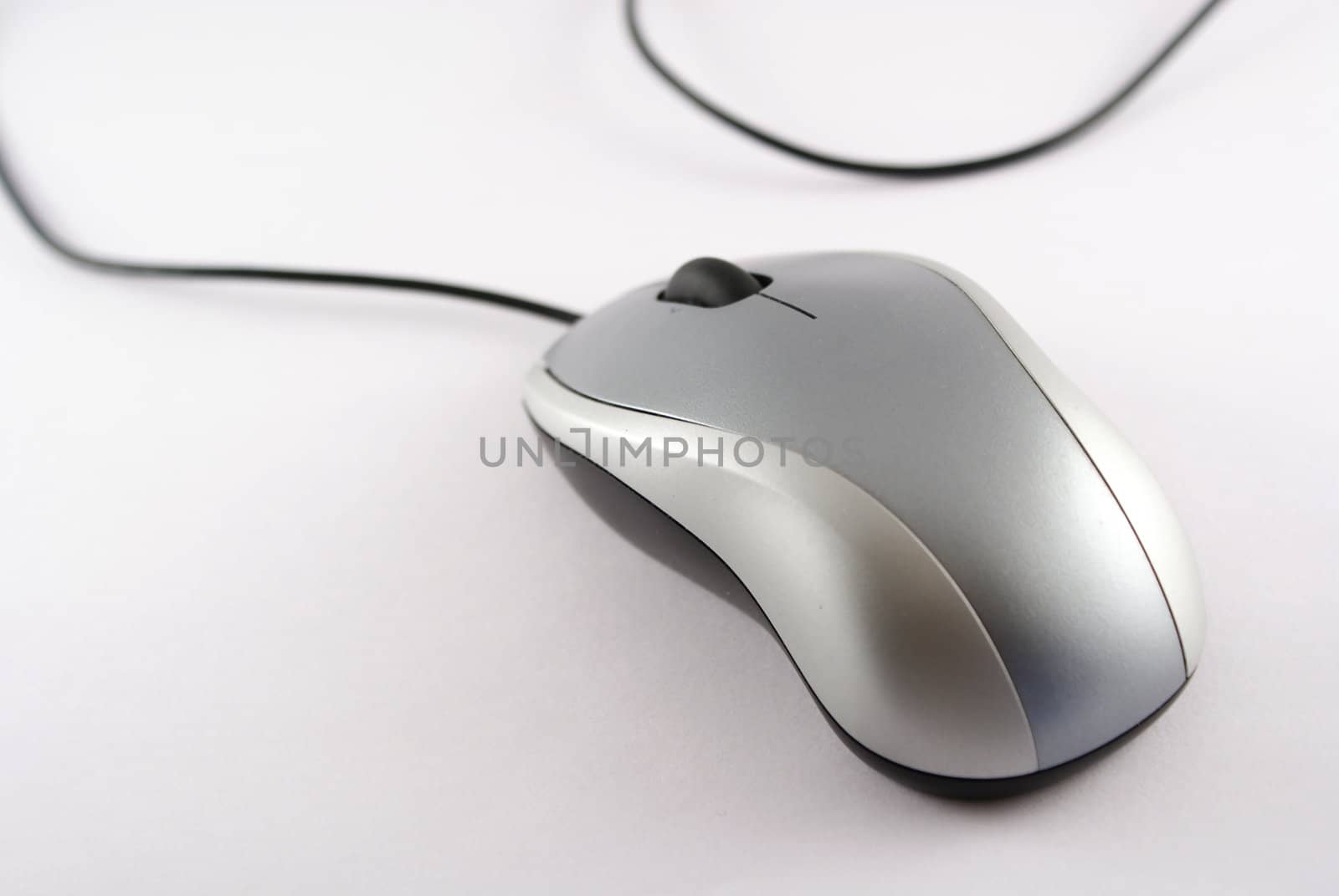 background with computer mouse on white background