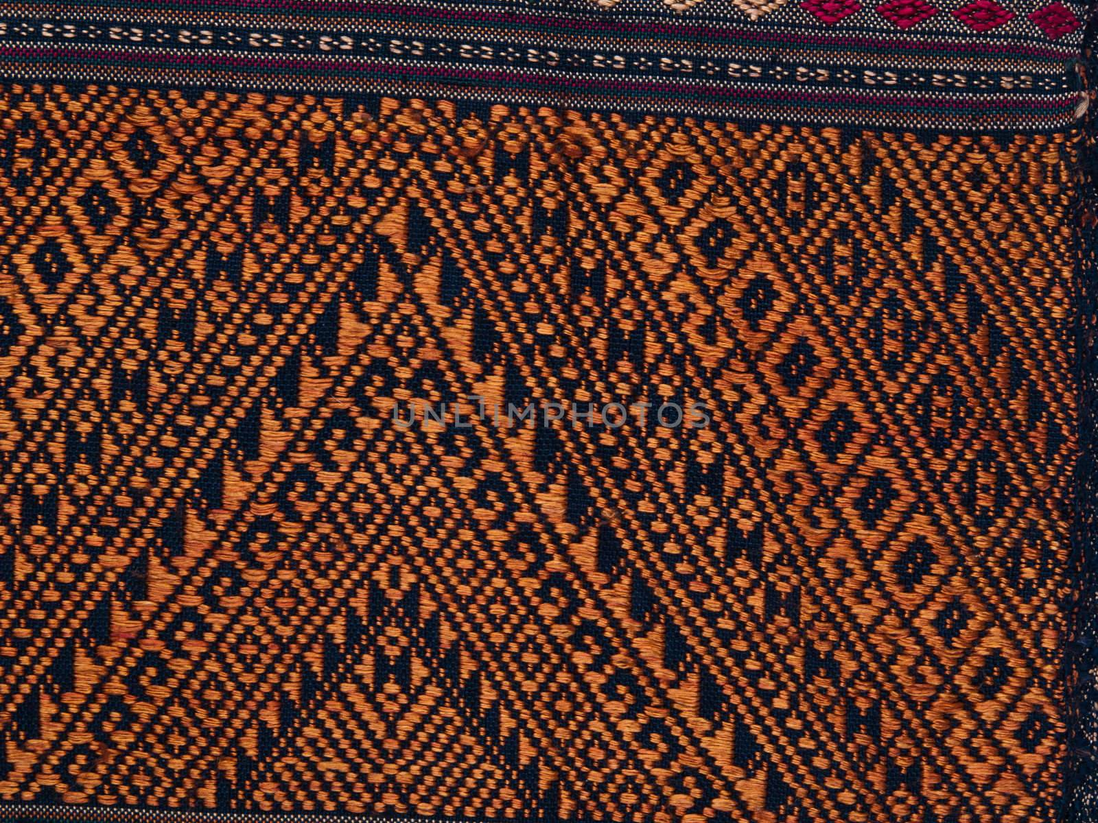 traditional Thai handmade fabric texture background