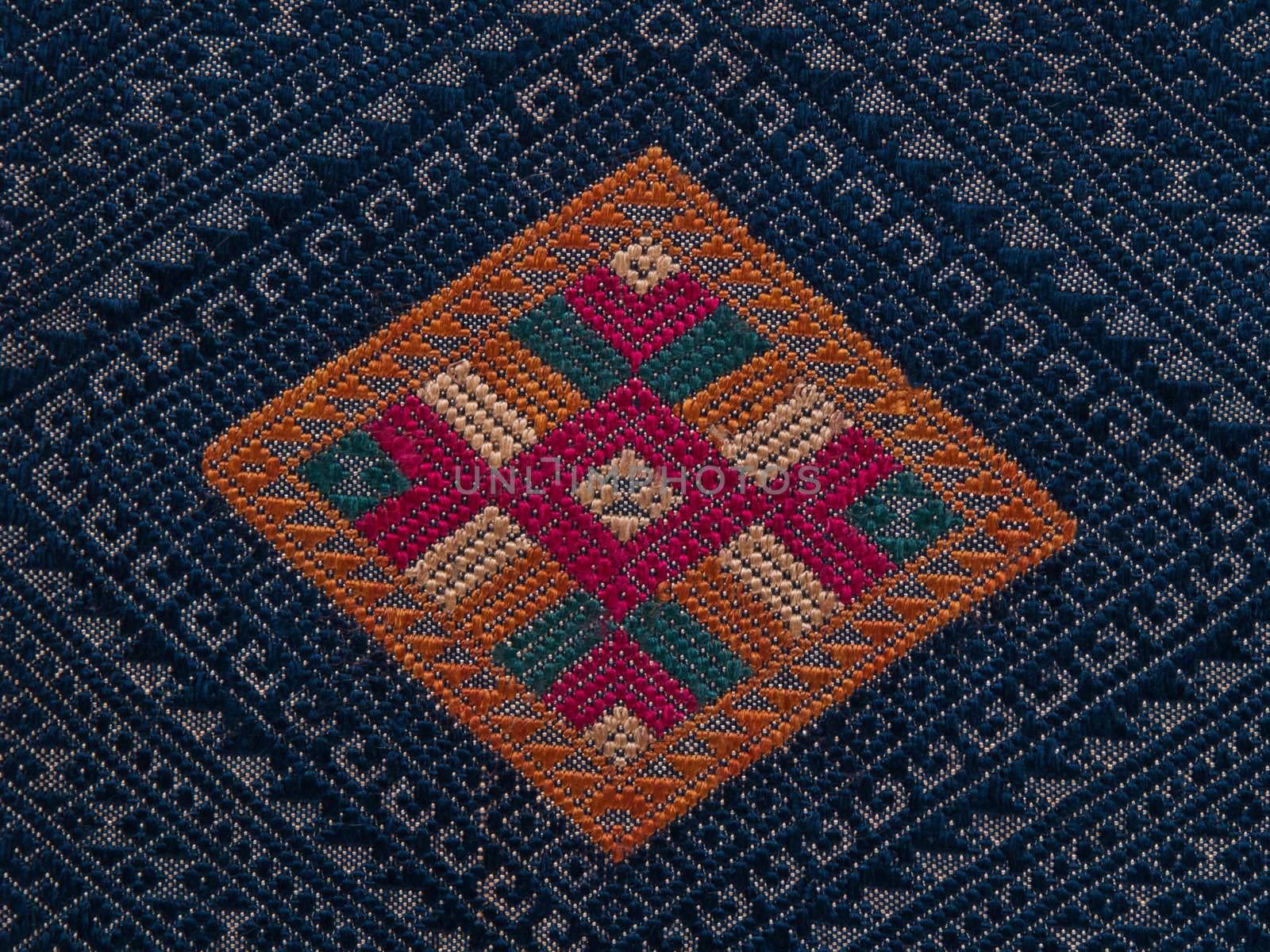 traditional Thai handmade fabric texture background