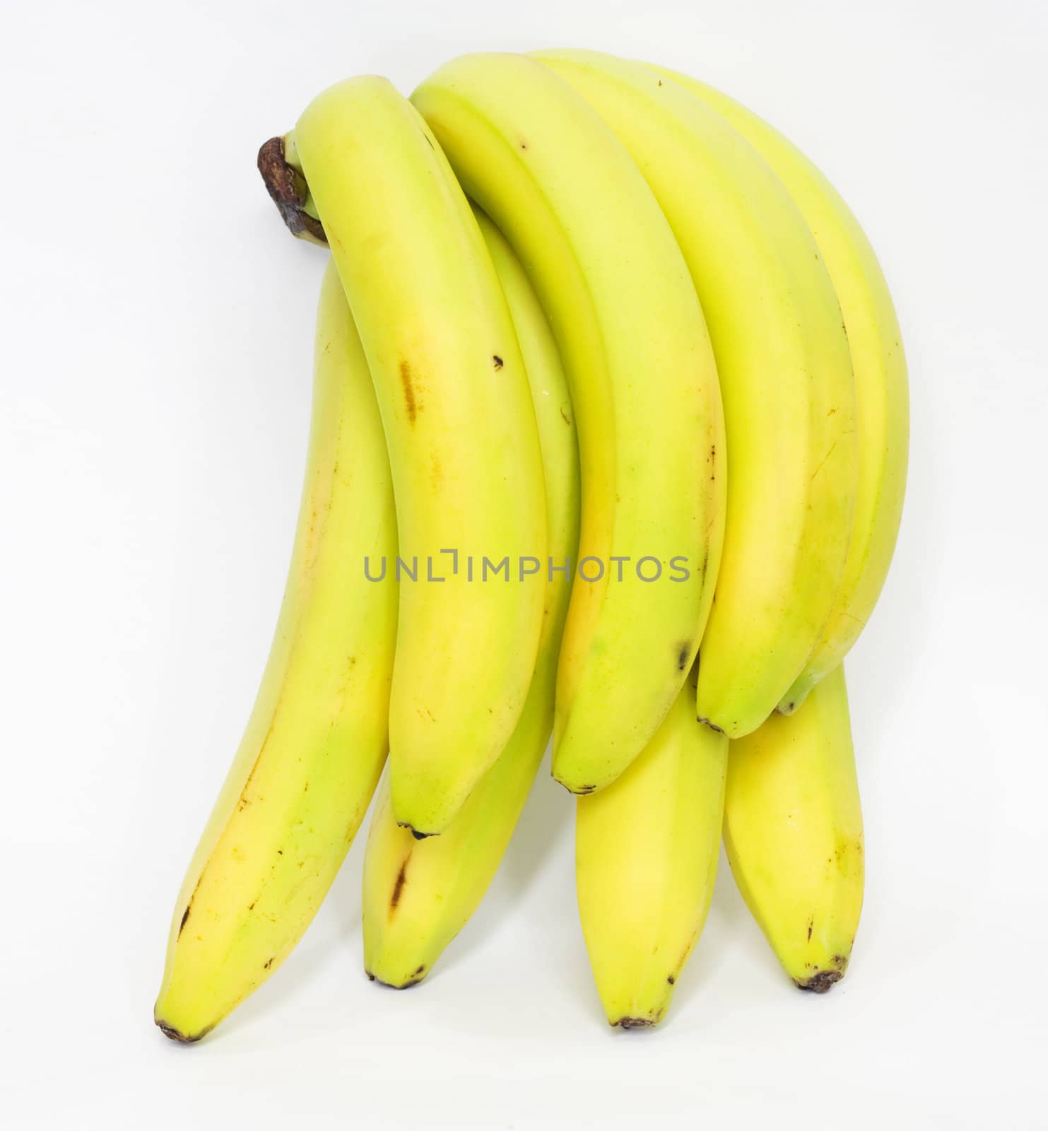 Ripe banana bunch 