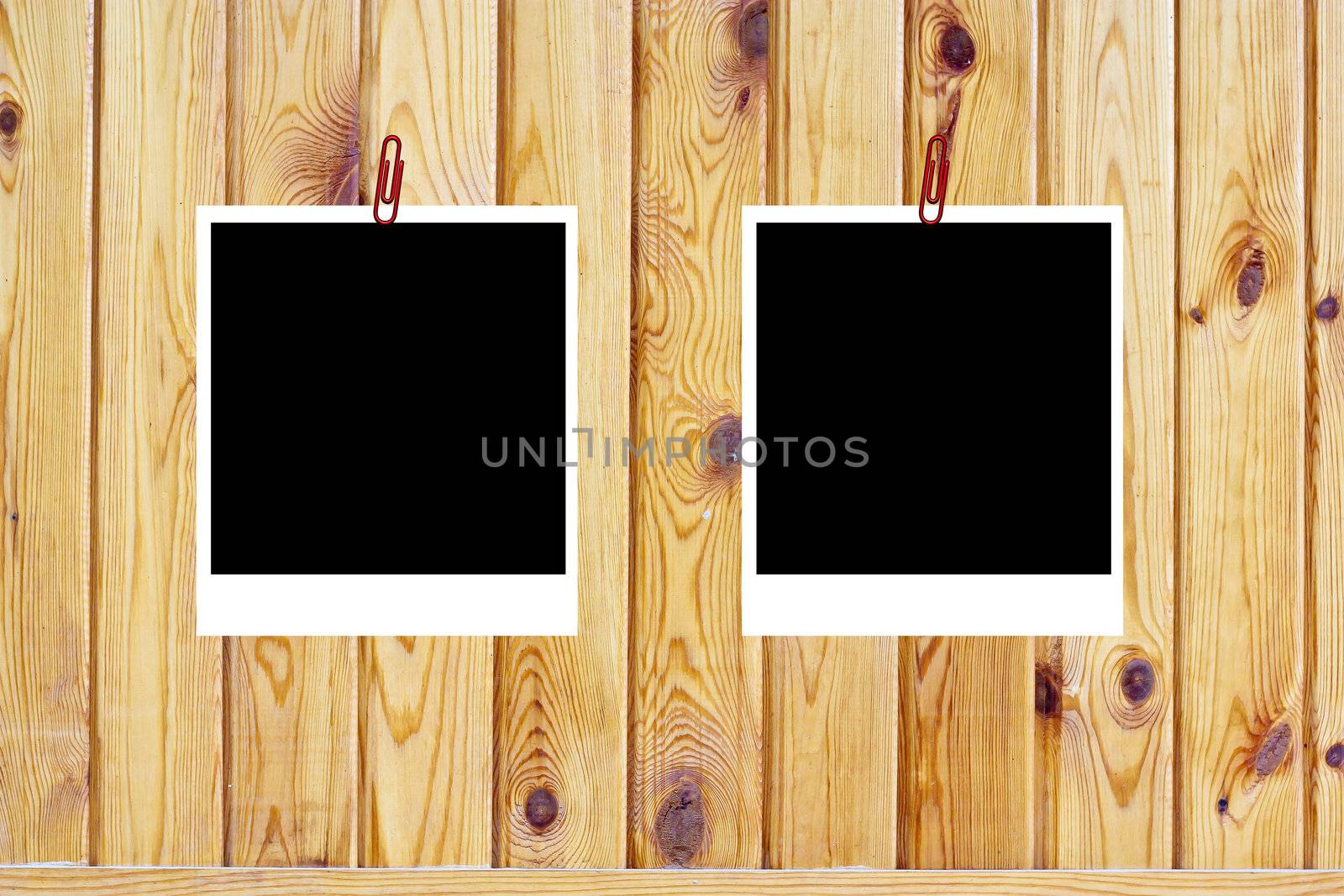 Wooden background of the harvest with frame by schankz