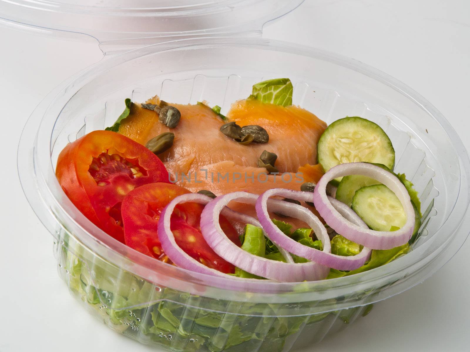 Selmon salad in the box by FrameAngel