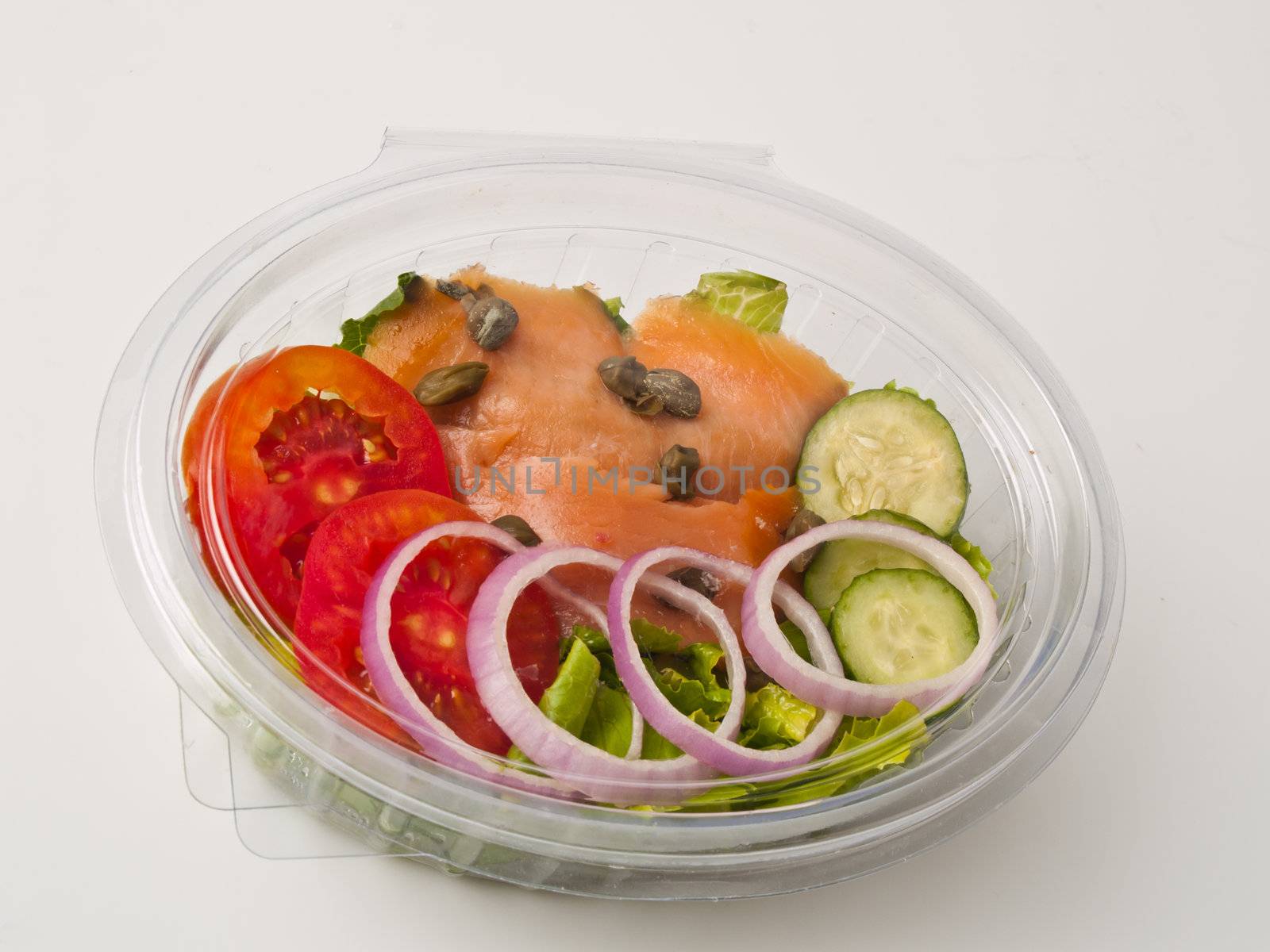Selmon salad in the box