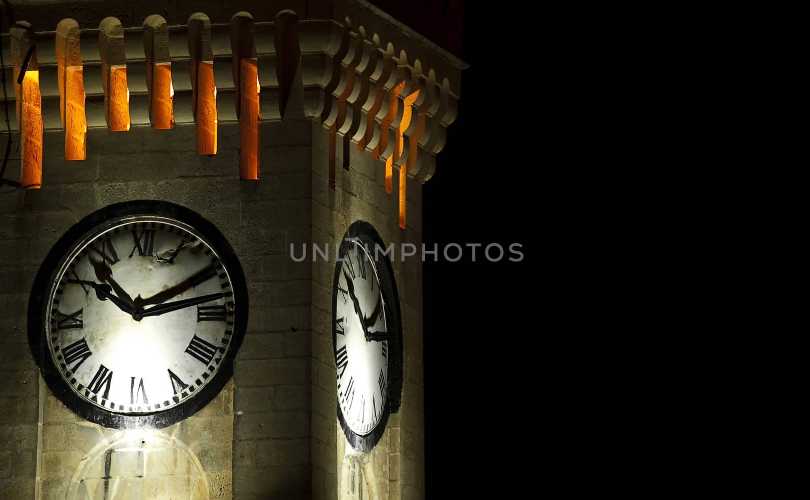 The clocktower in Mtarfa in Malta was built in 1895