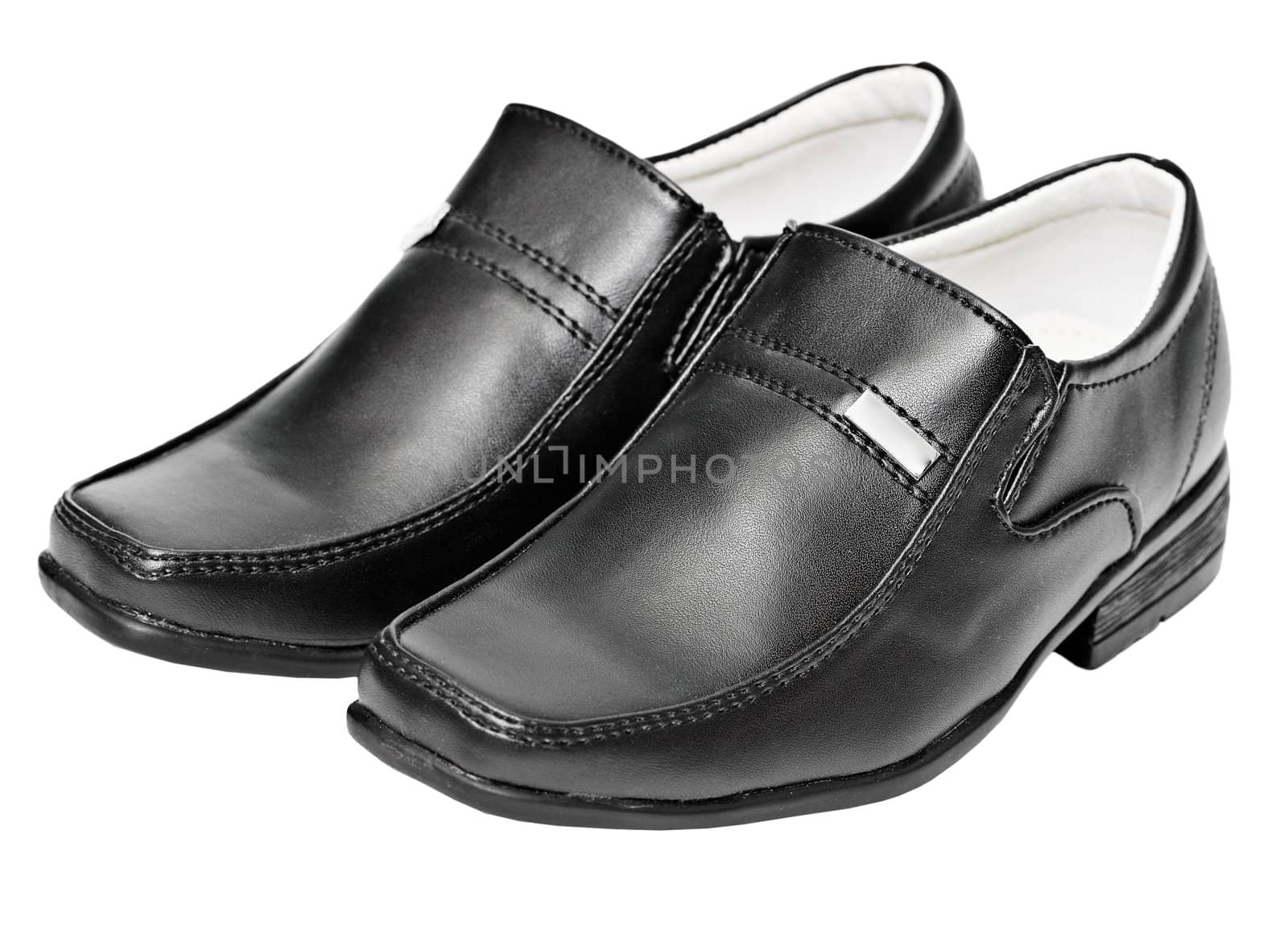 Black leather shoes by pzaxe