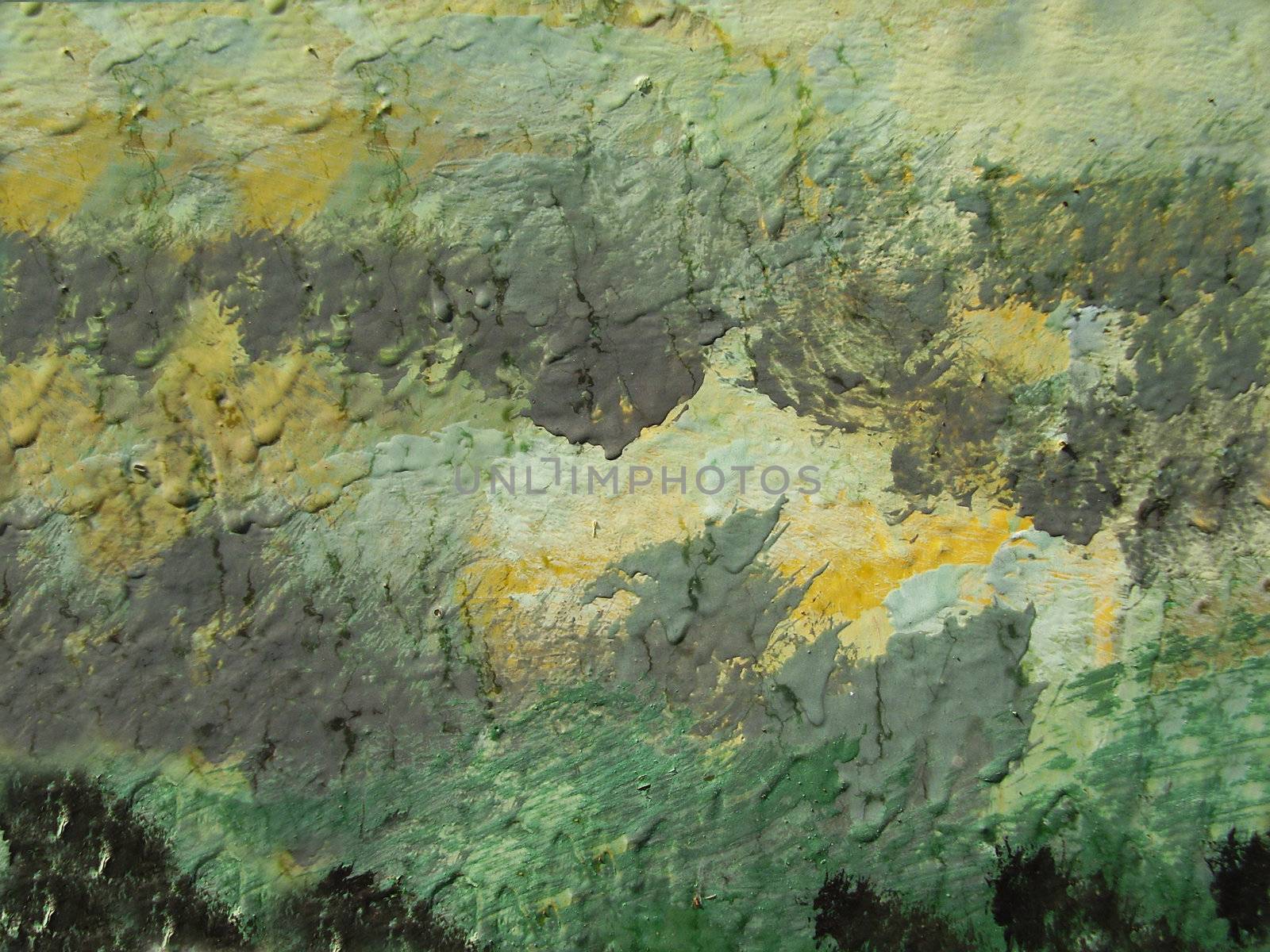 A fragment of the canvas with oil paints. Background. Macro
   