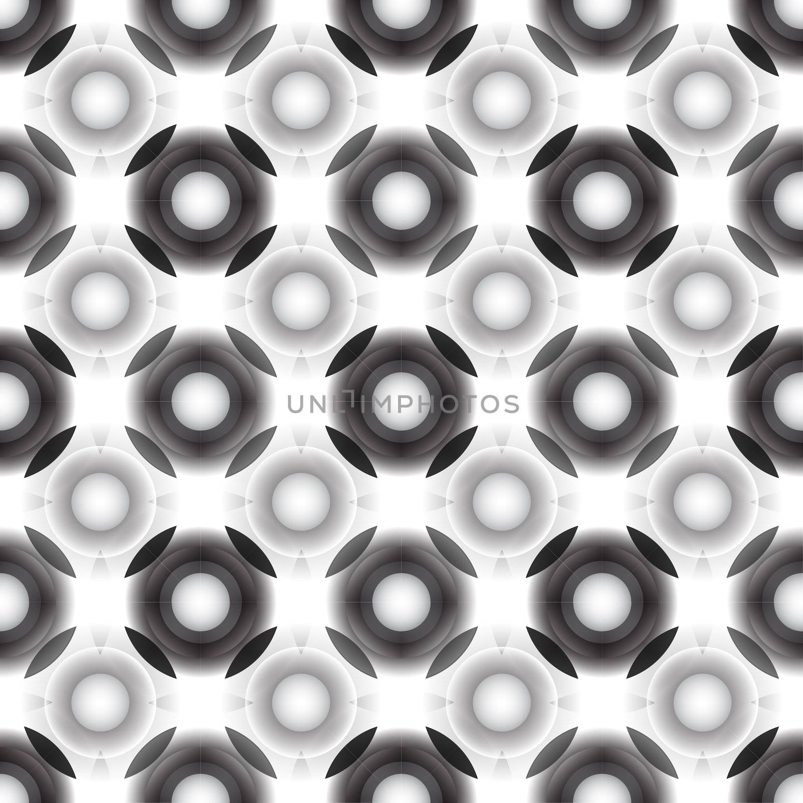 circles seamless abstract texture, vector art illustration; image contains transparency