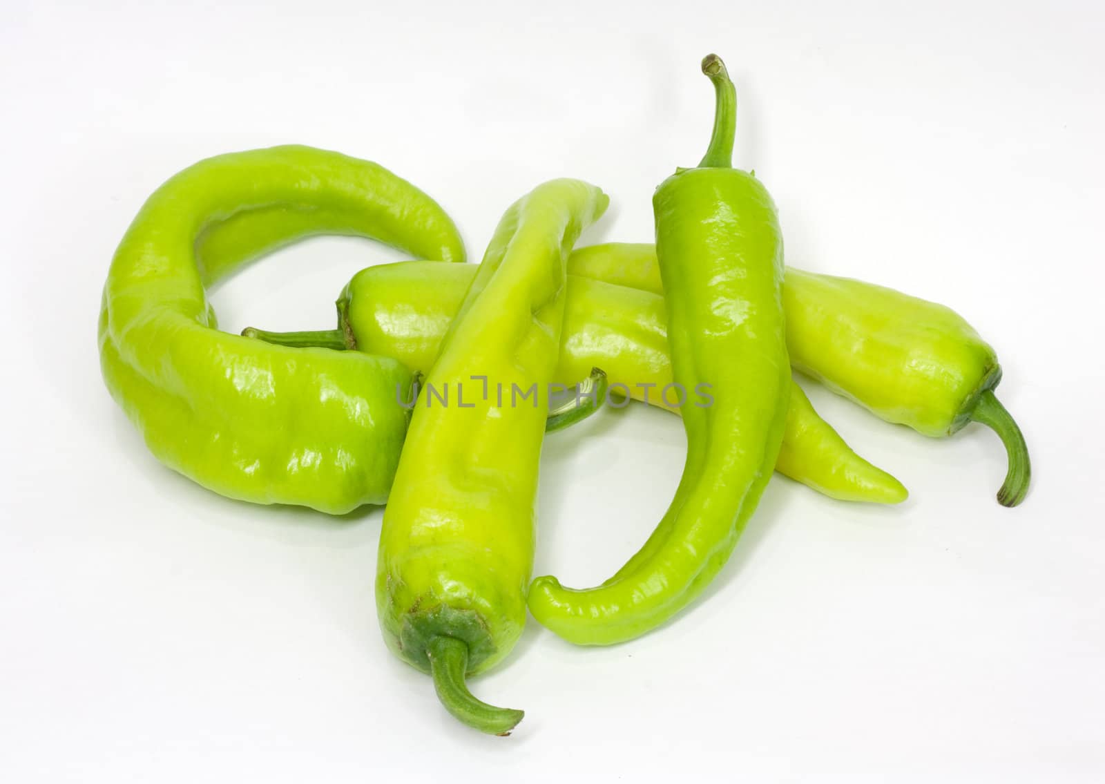 green chili peppers 