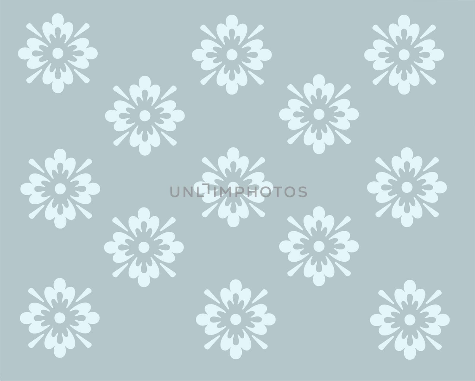illustration of a wallpaper design in grey by peromarketing