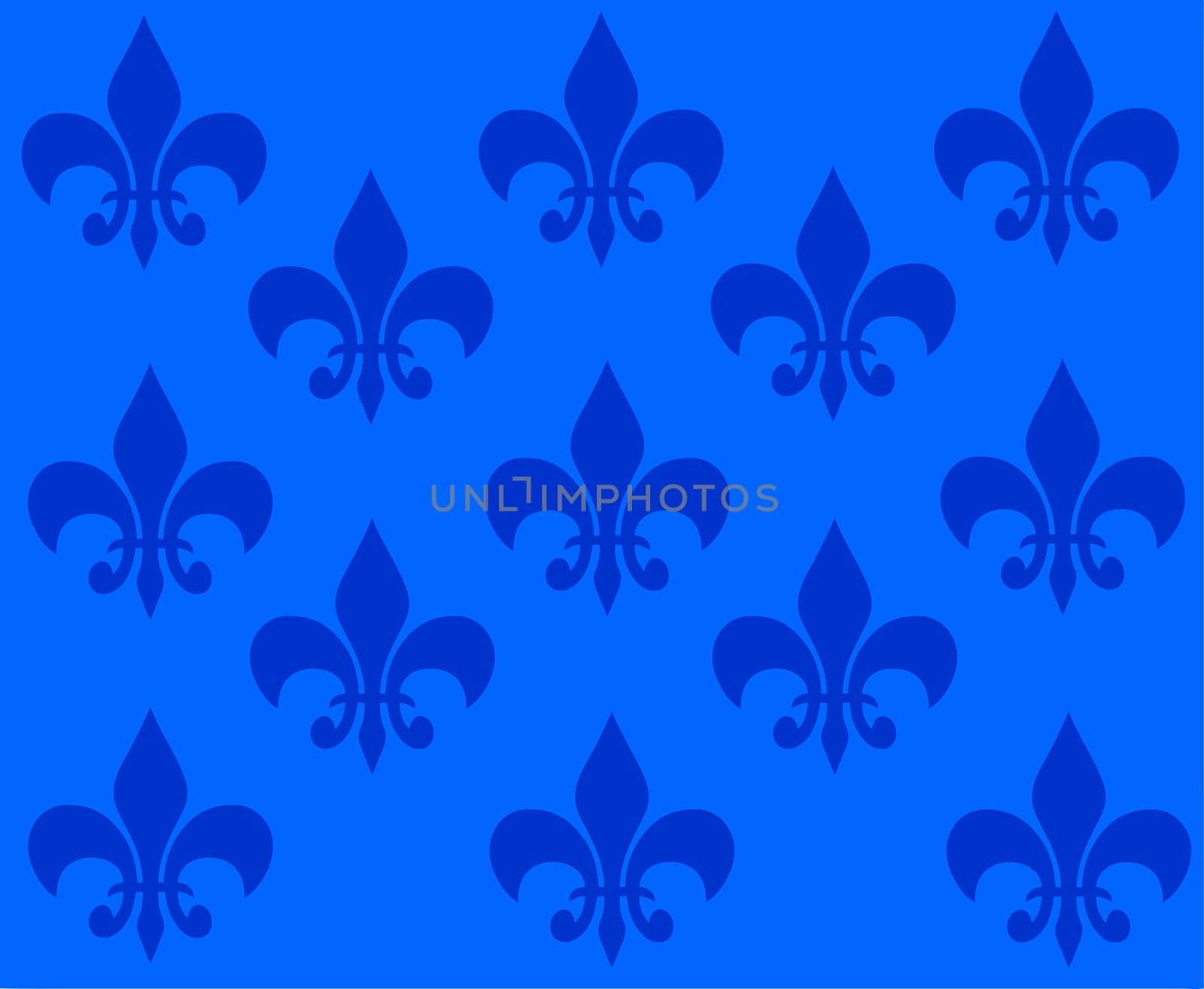 illustration of a blue ornament wallpaper