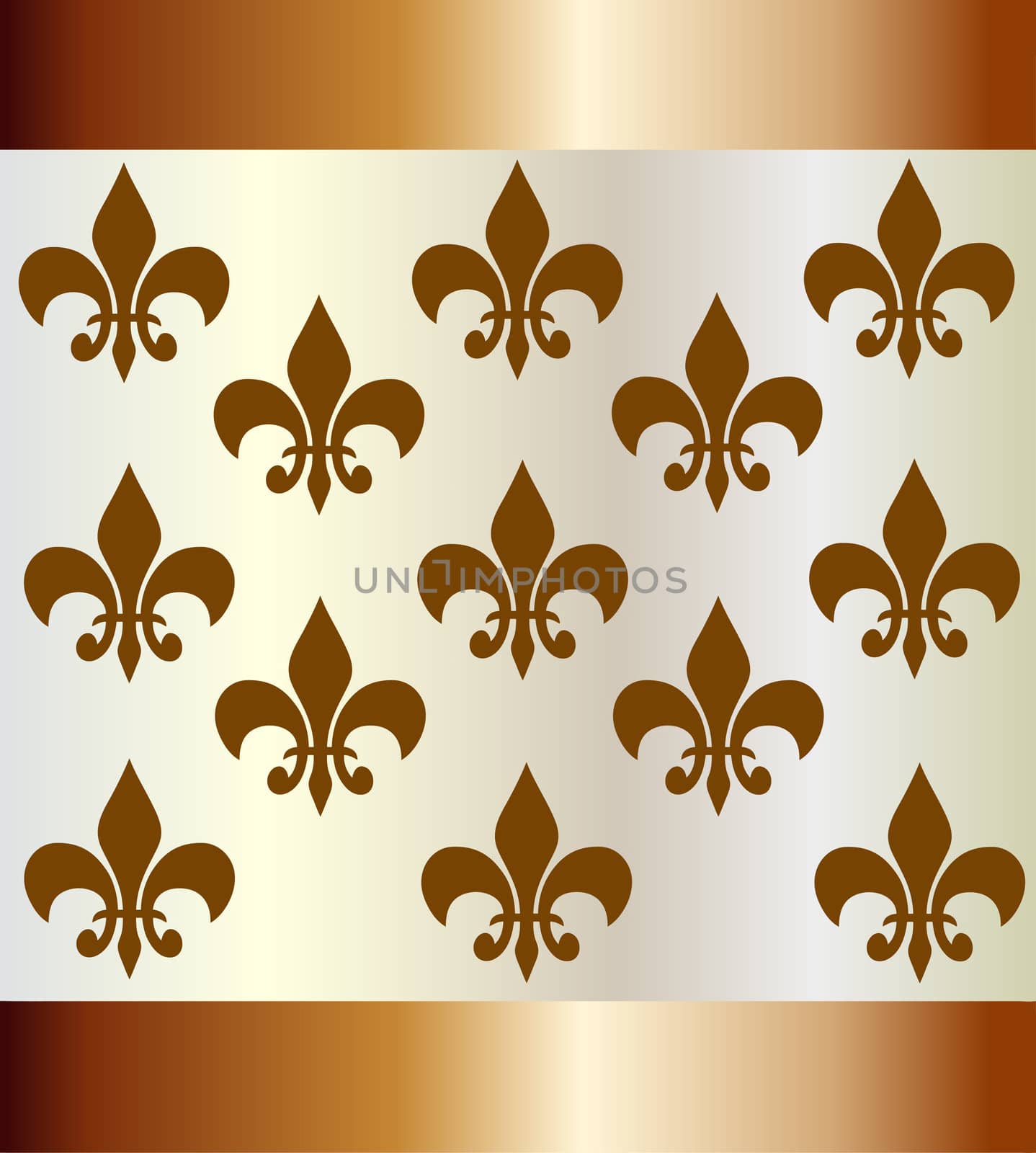 golden wallpaper with ornaments by peromarketing