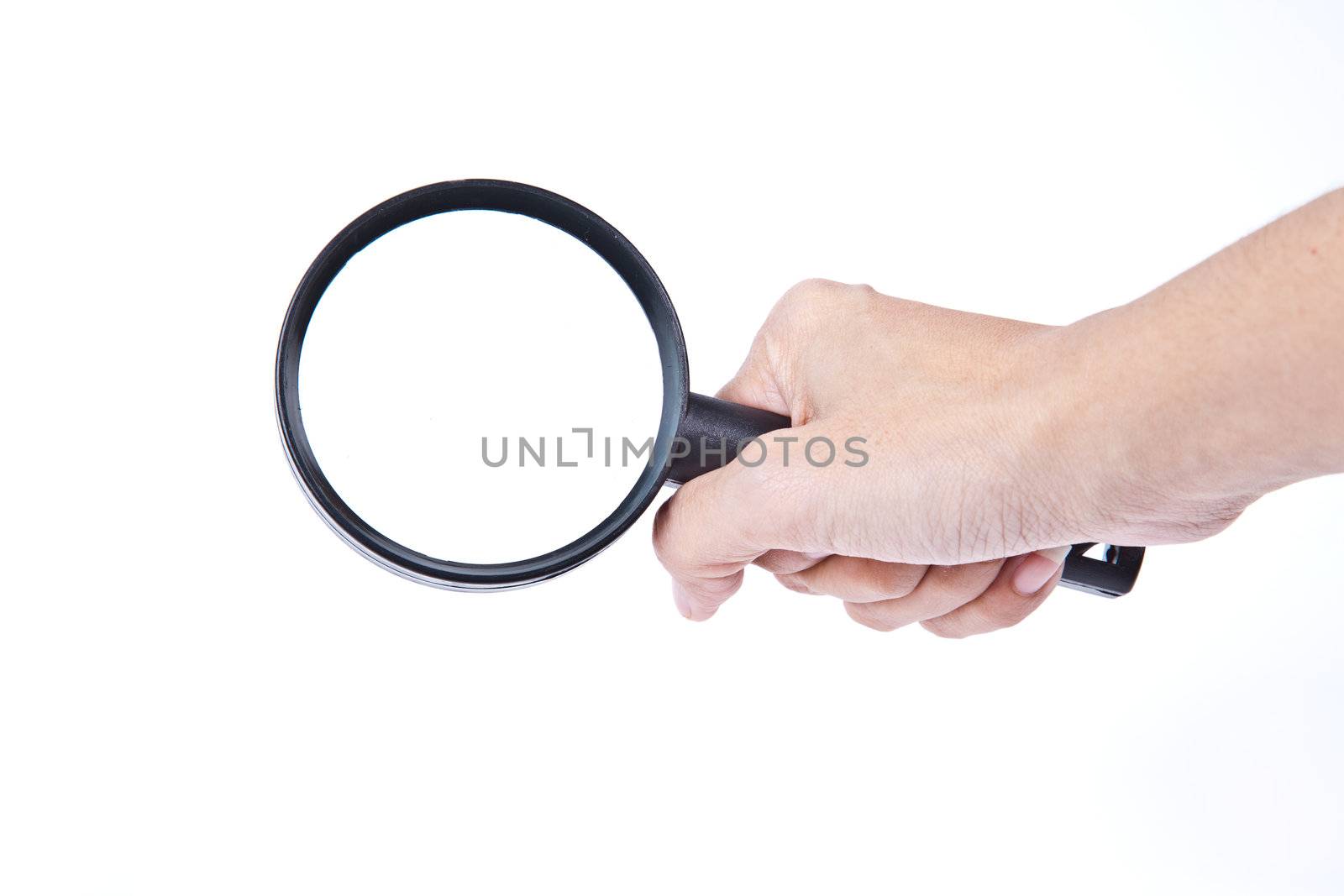 a magnifying glass hovering over as Inspection by FrameAngel