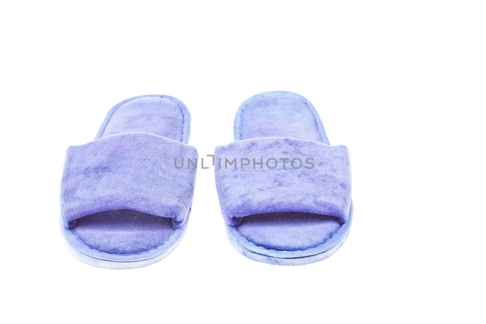 slippers isolated on the white background by FrameAngel