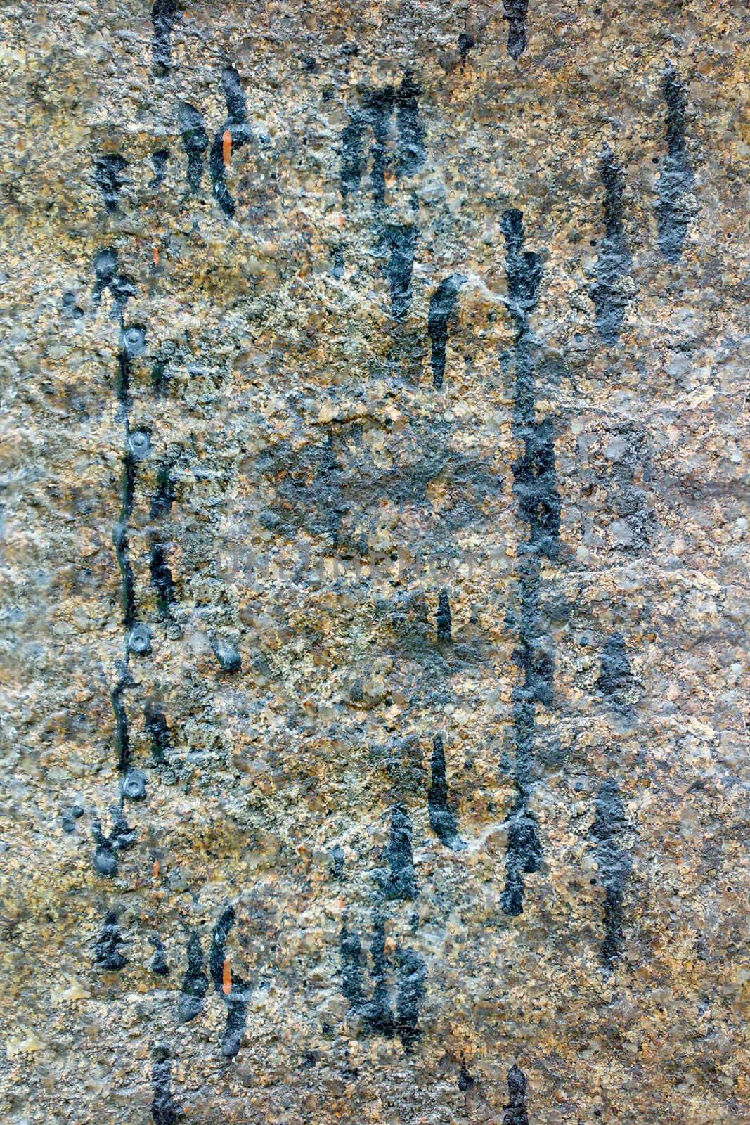 Close up granite marble surface patterned background
