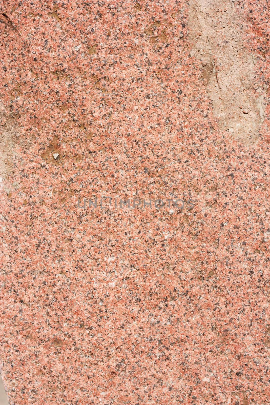 A granite or marble surface for decorative works 