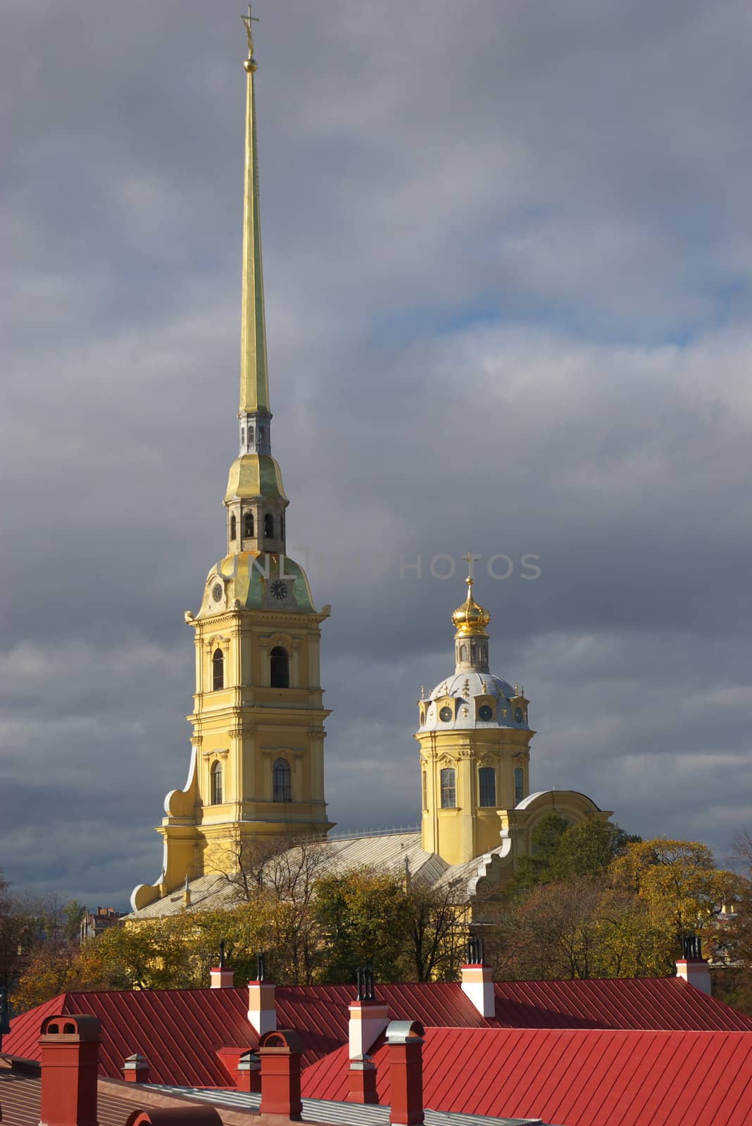 cathedral located in fortresses in city SAINT PETERSBURG