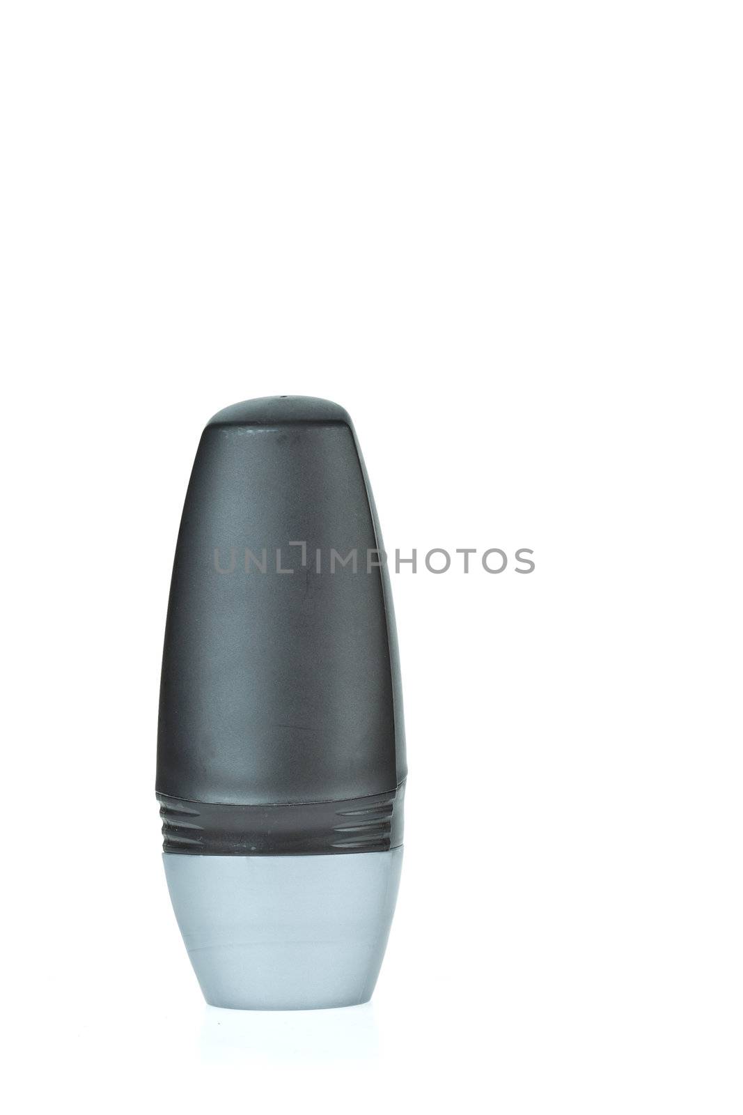 Colorful deodorant on white background