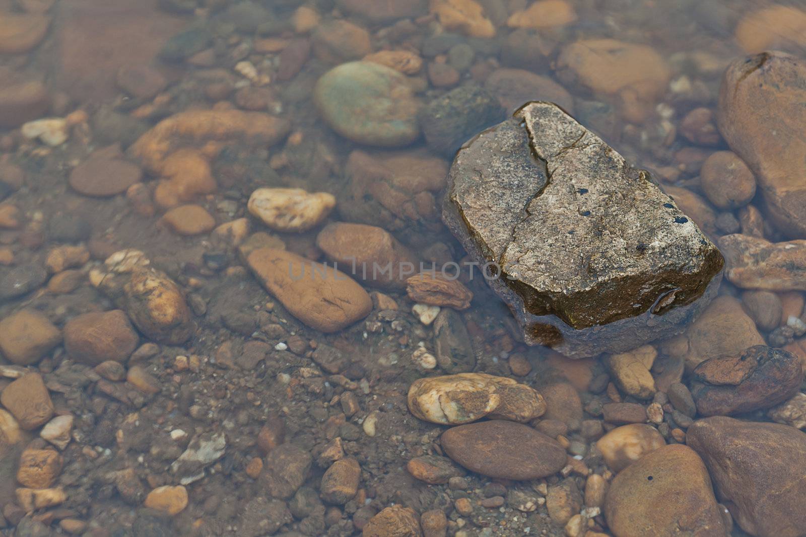 rocks in water  by FrameAngel