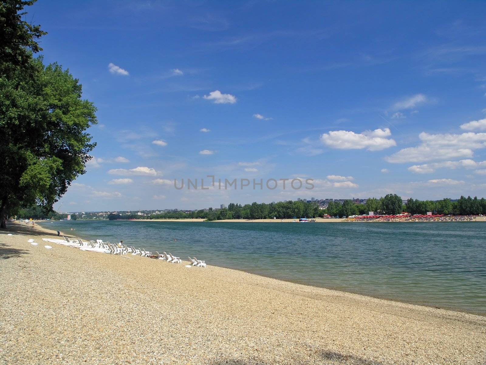 Lake Ada Ciganlija, Belgrade, Serbia