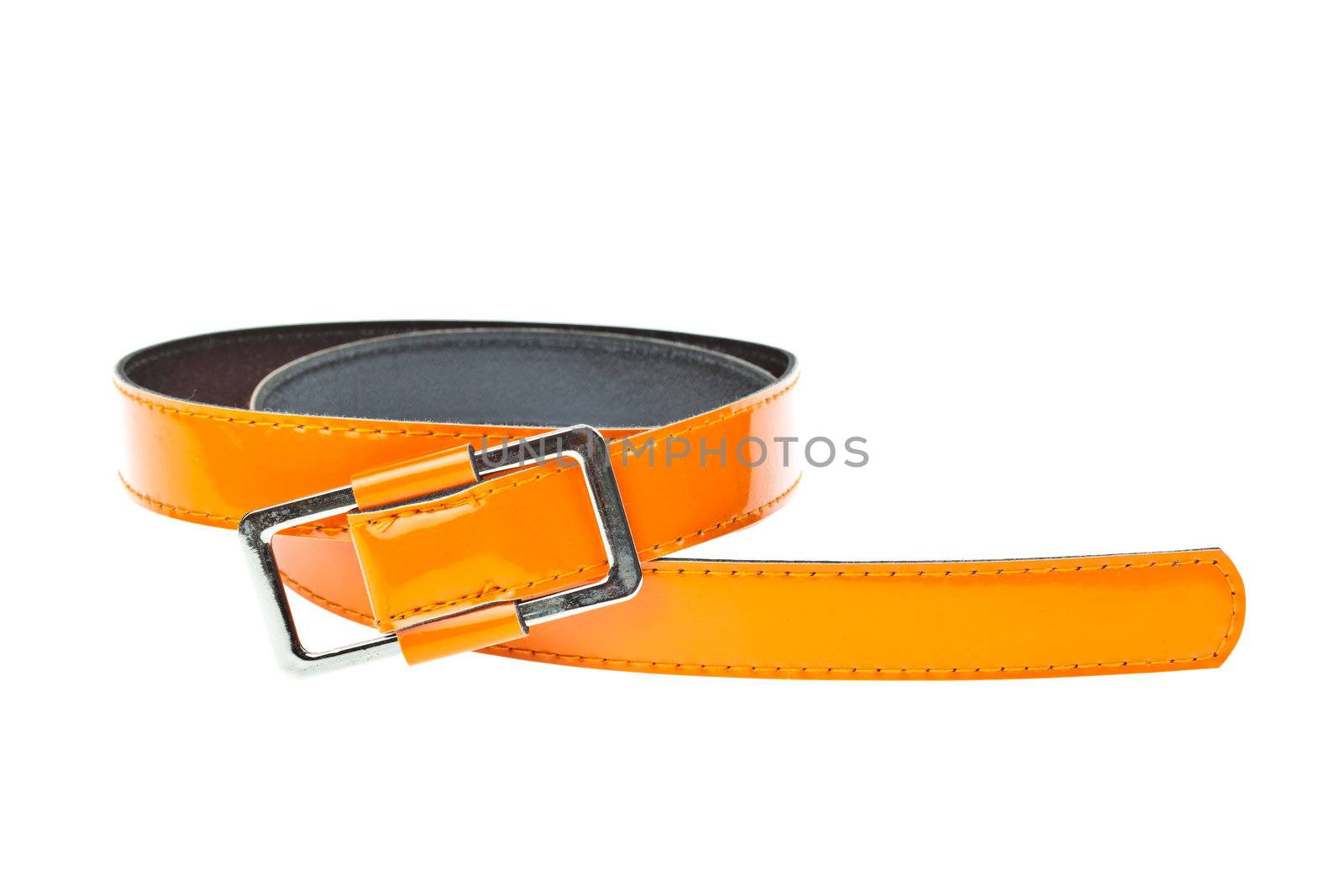 colorful belt  on white background