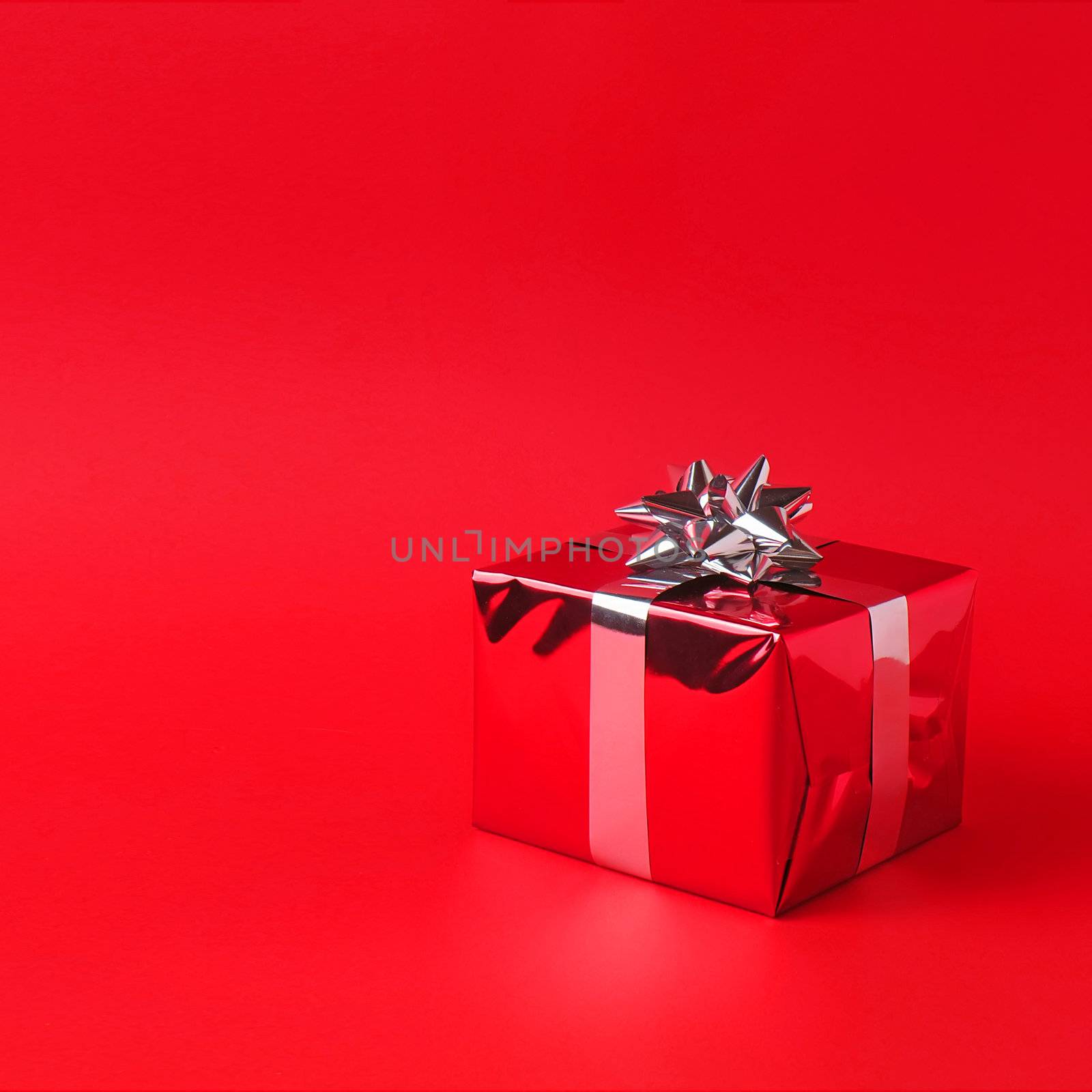 Birthday, christmas, holiday, valentine giftbox on background