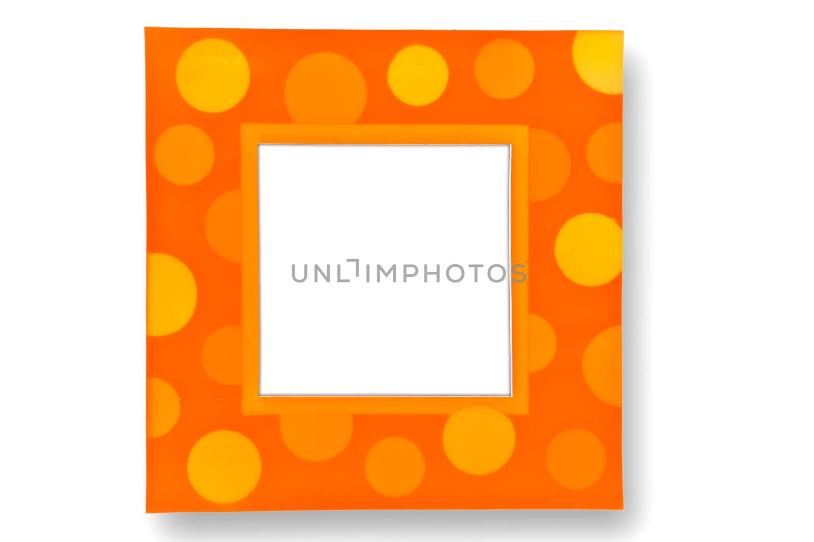 Colorful bokeh picture frame