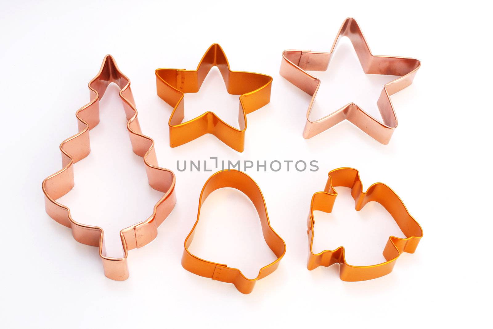 bronze Christmas cookie cutters