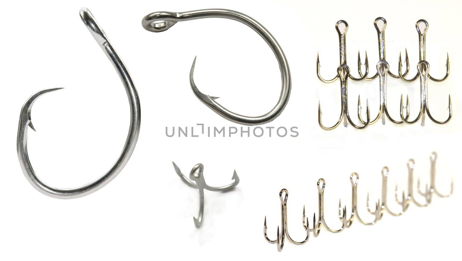 some kind of hooks using for sport fishing