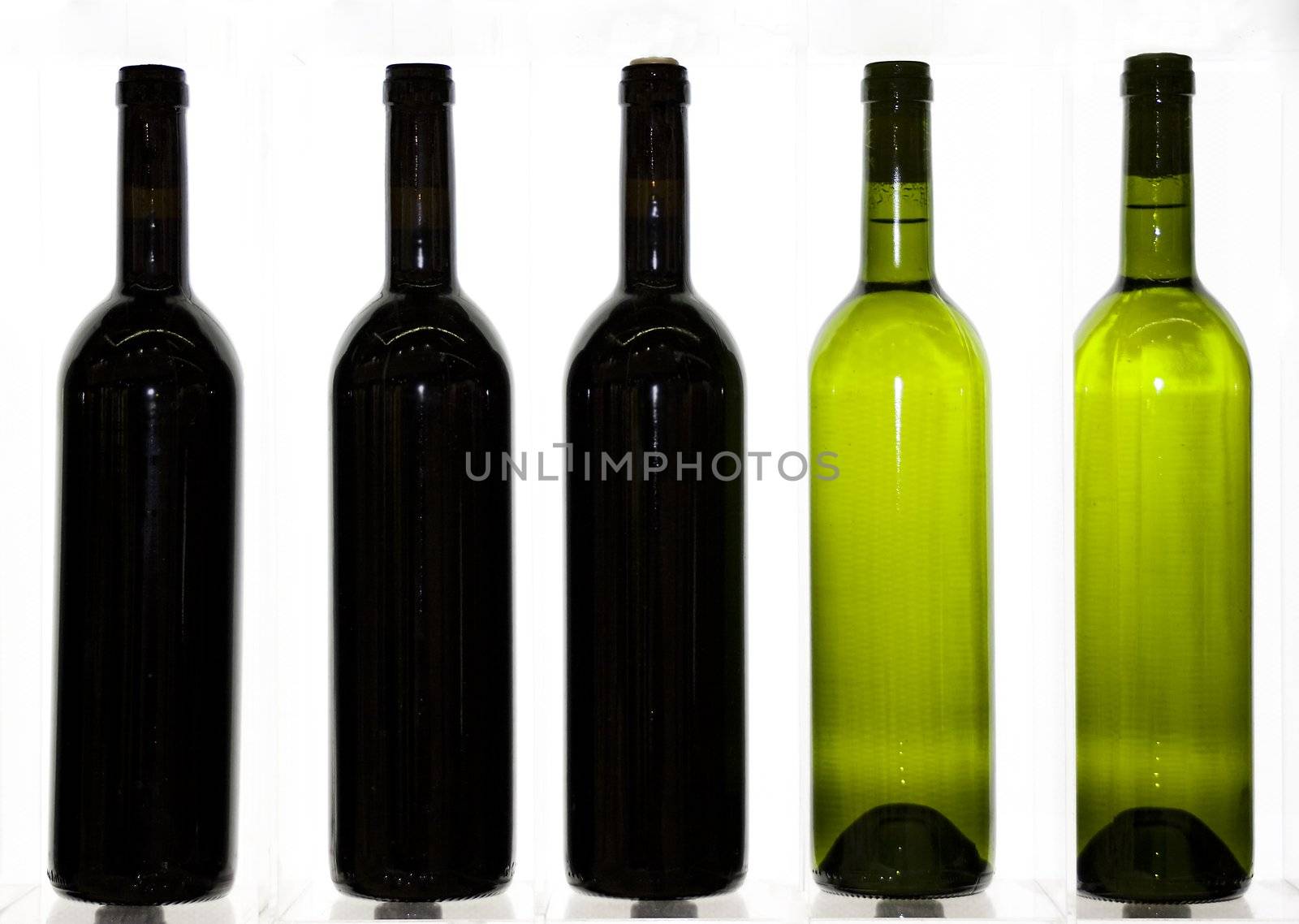 Some bottles of wine by Trebuchet