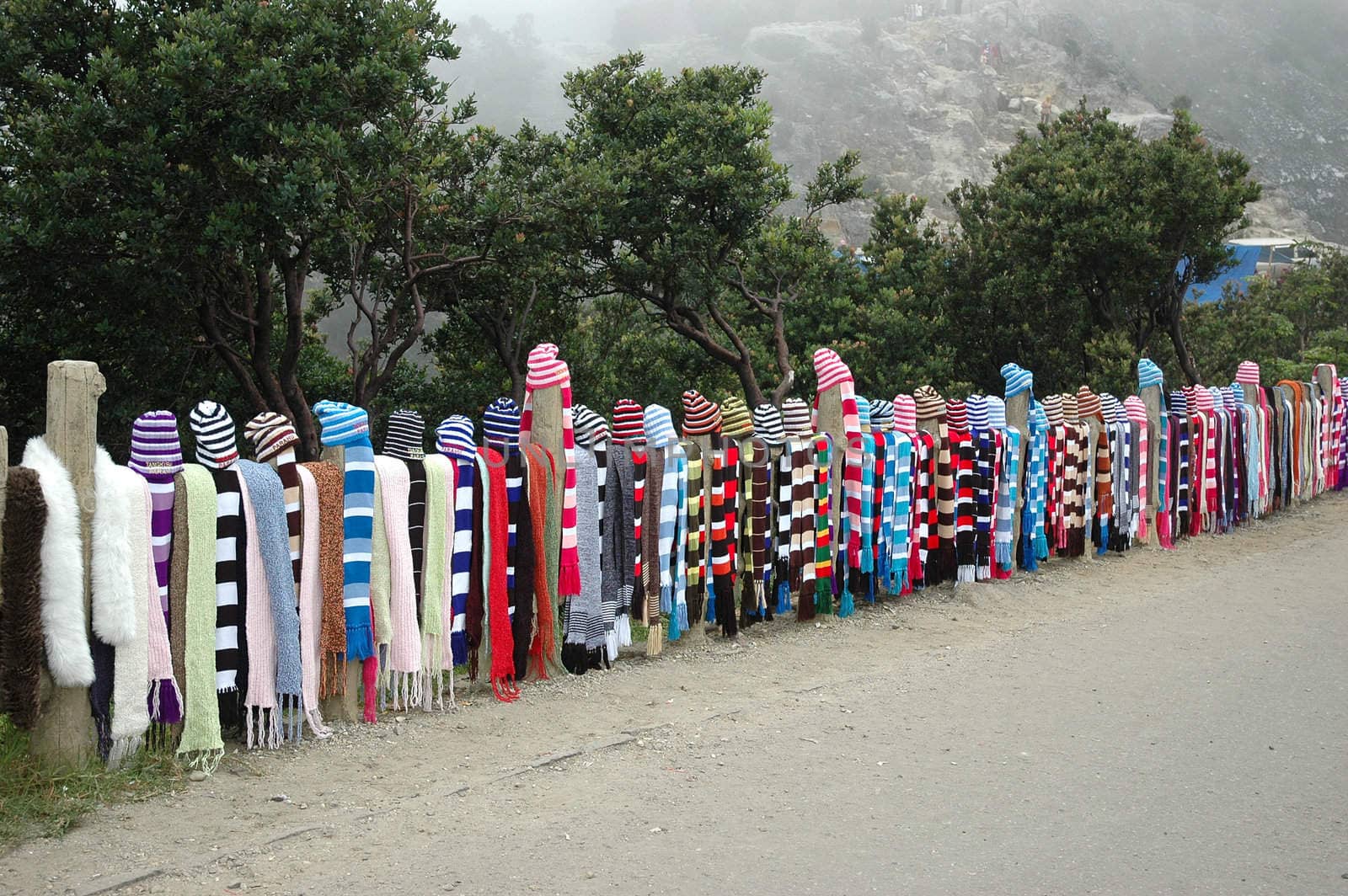 variety of scarf that usually used in mountain