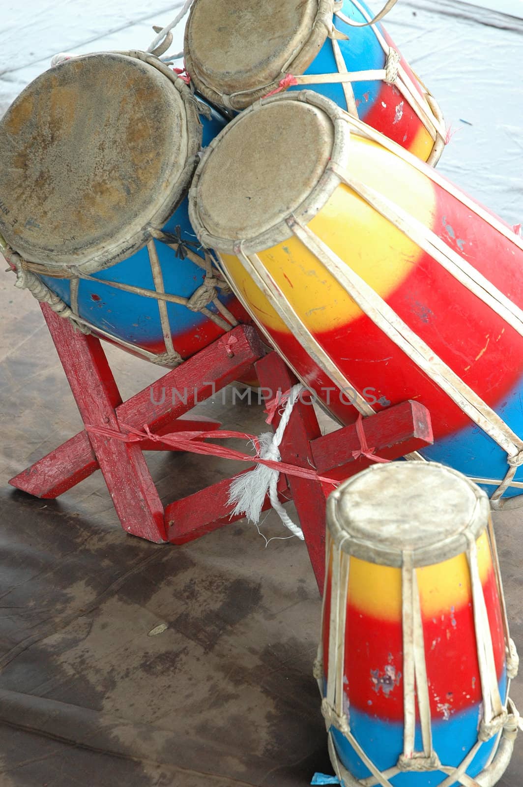 traditional percussion drum from bandung, west java-indonesia