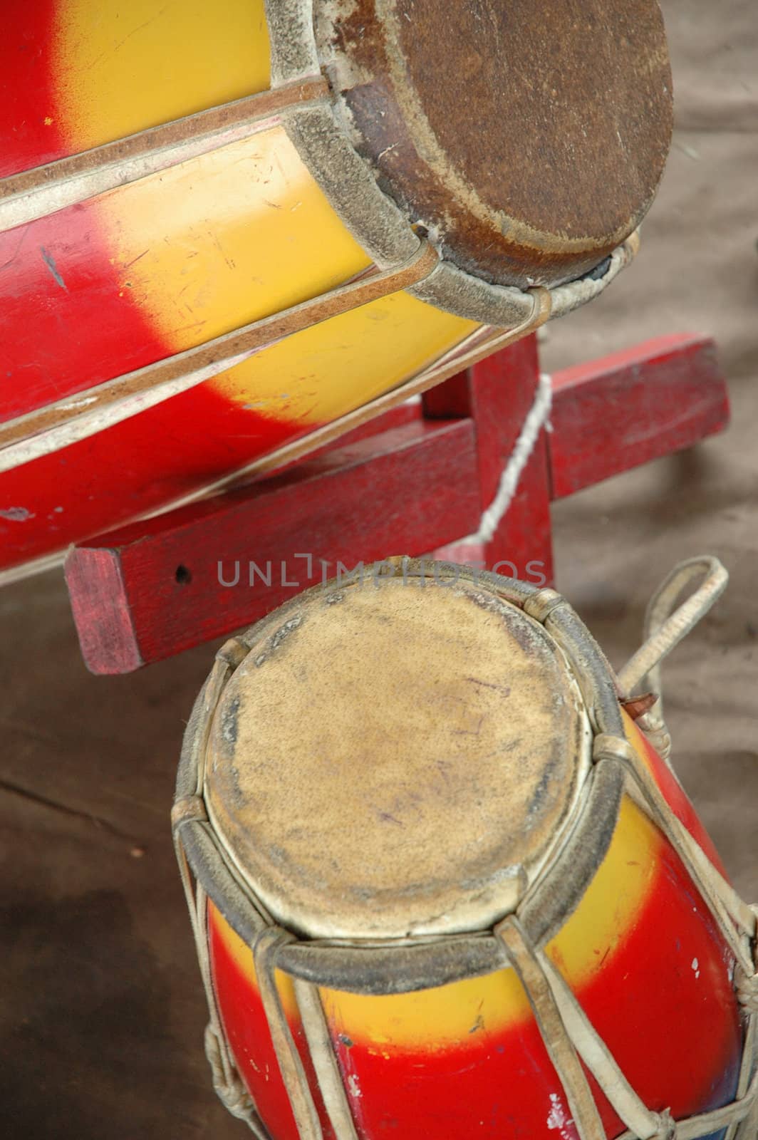 traditional percussion drum from bandung, west java-indonesia